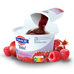 Authentieke Griekse yoghurt | framb granaat | 0% v.g.