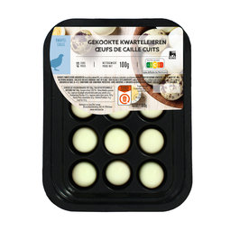 oeufs de cailles | Cuits