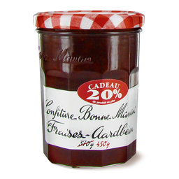 Confiture | A la fraise | +20% gratuits