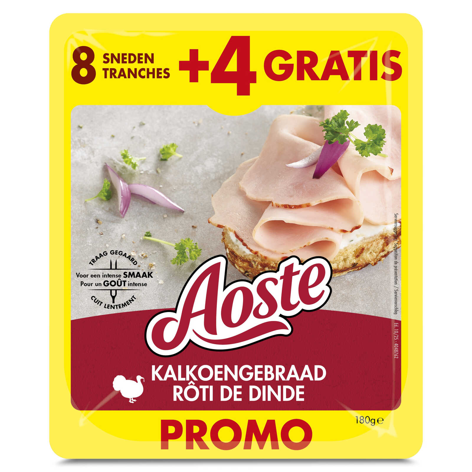 Aoste Kalkoengebraad | 8+4 Gratis