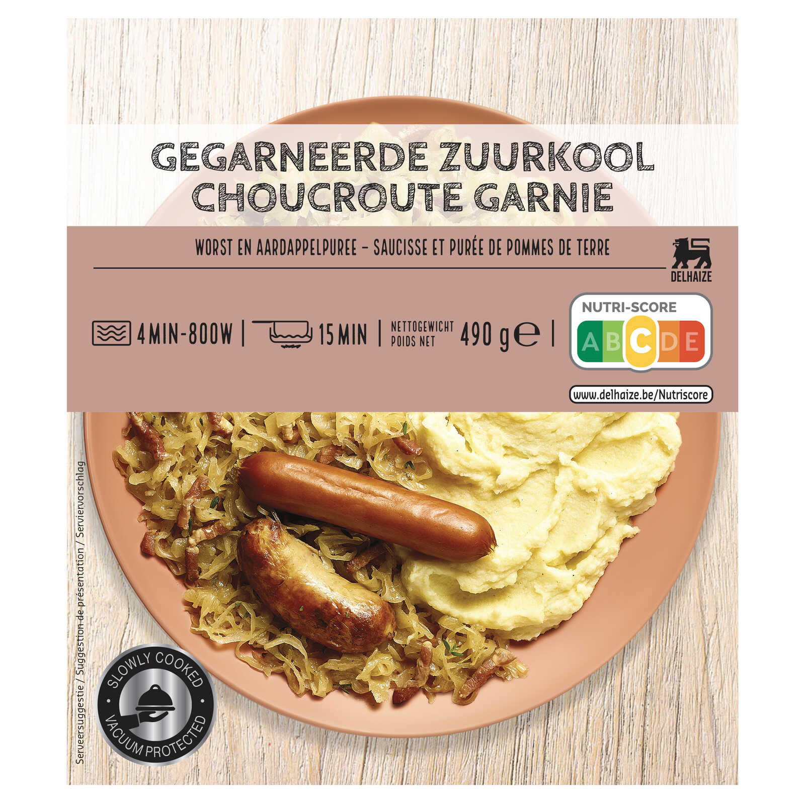 Delhaize Zuurkool | Gegarneerd