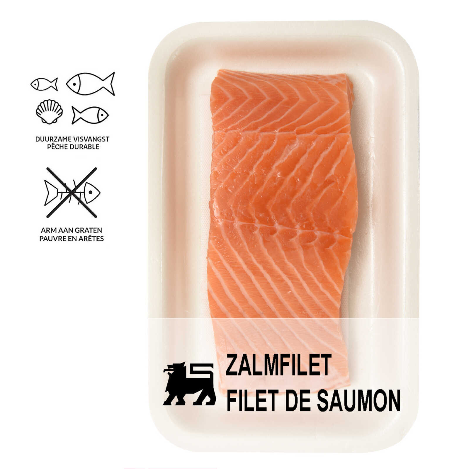 Delhaize Zalmfilet | Zonder vel