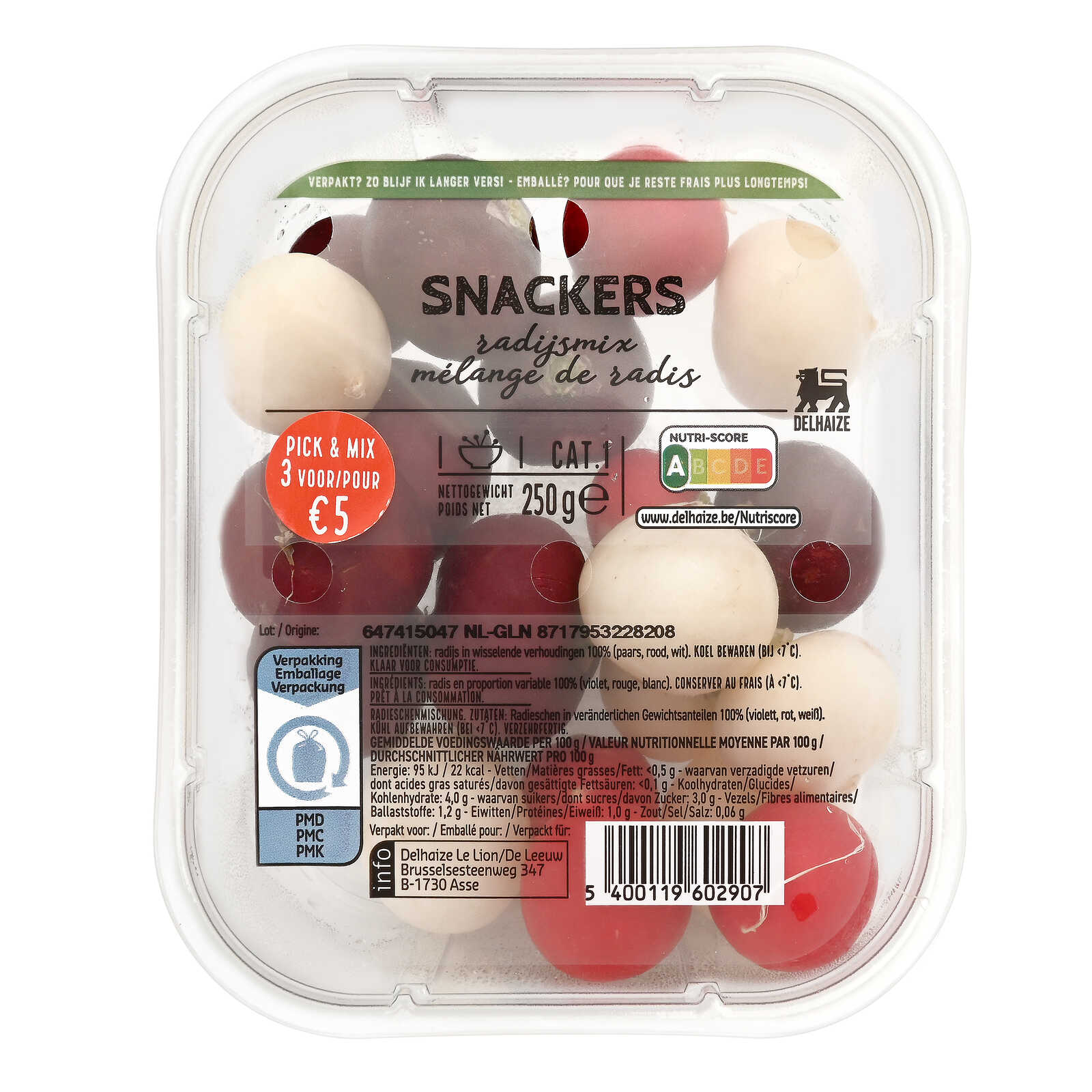 Delhaize Radijsmix | Snack