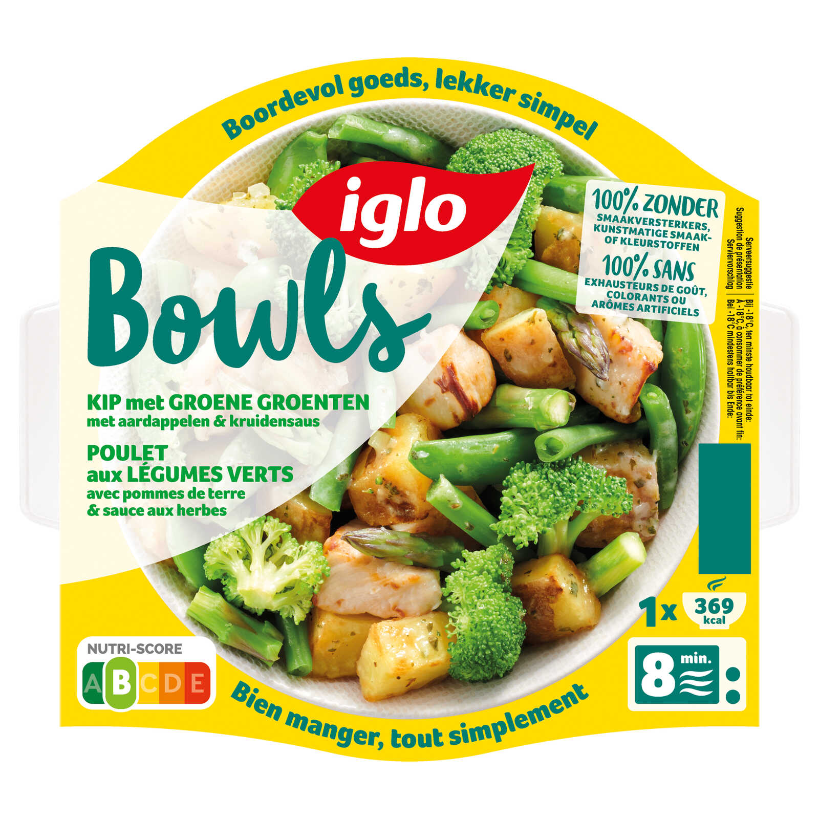 Iglo Kip | Met groene groenten