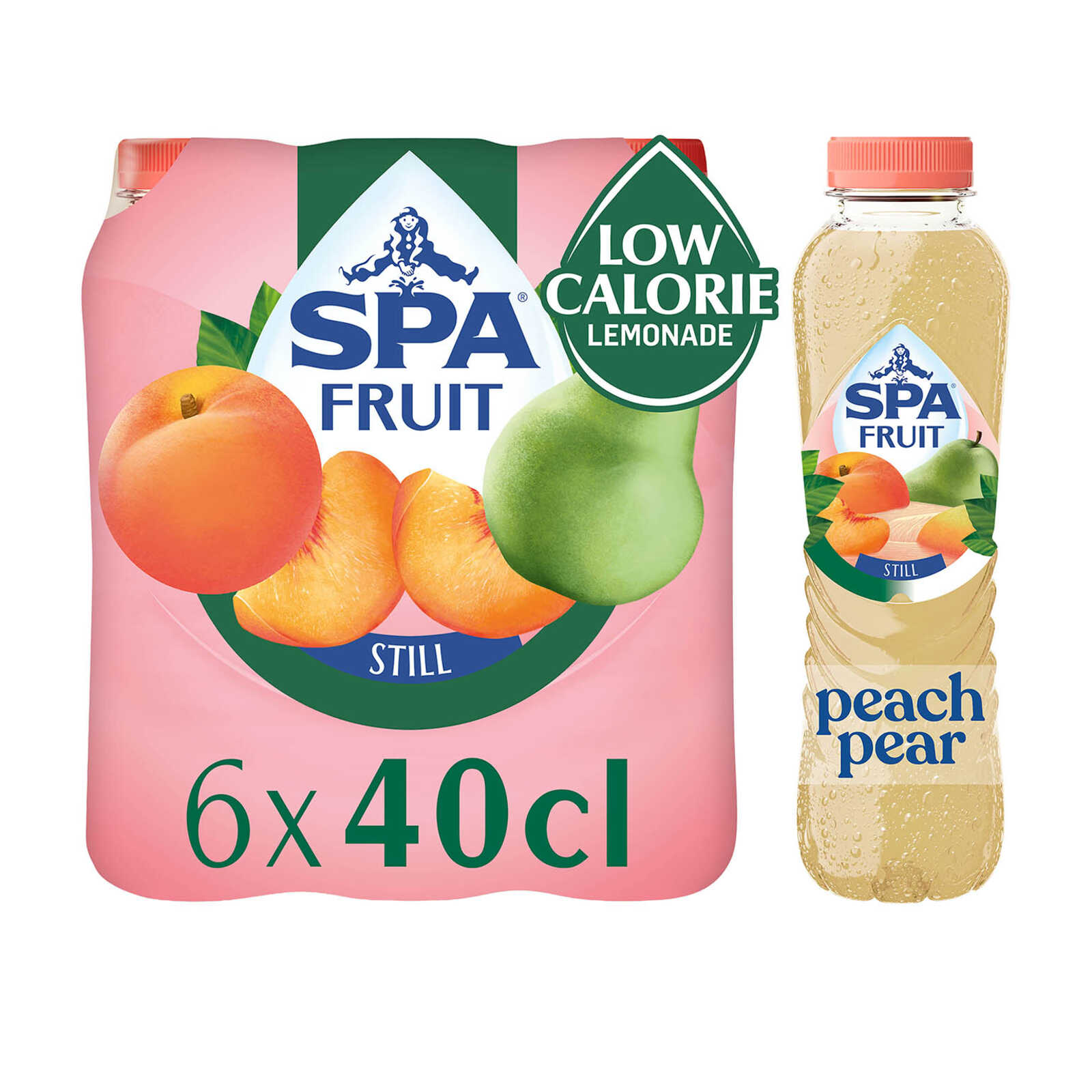 Spa Fruitlimonade | Plat | Perzik Peer