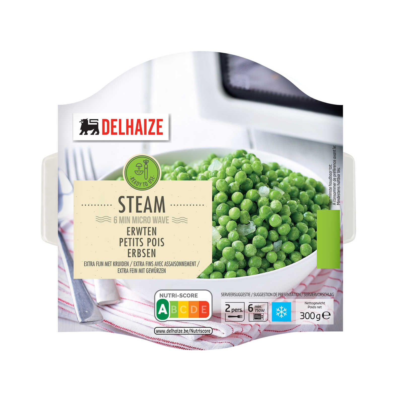 Delhaize Extra fijne erwtjes | Steam