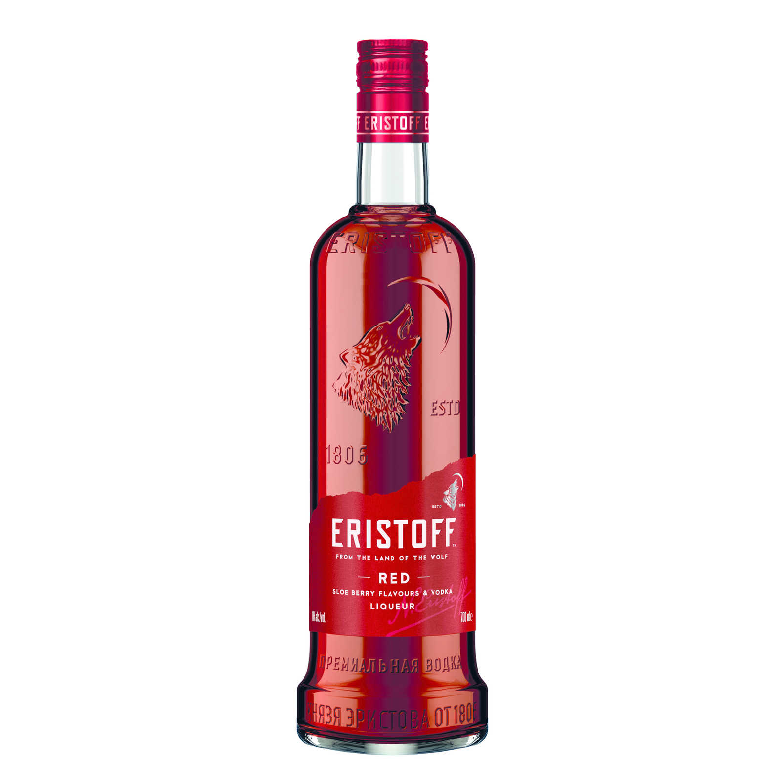 Eristoff Vodka | Rood | 18% ALC.