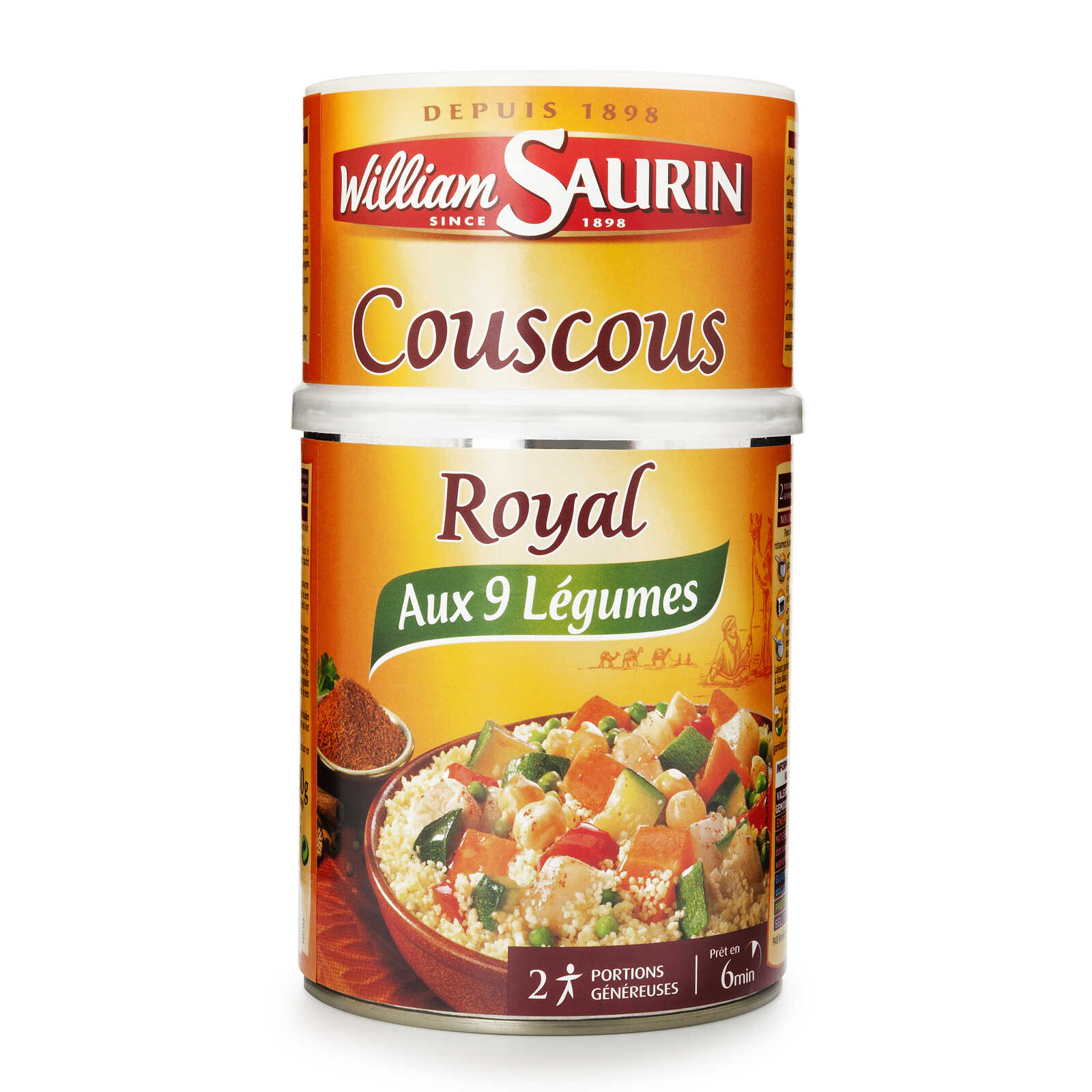 William Saurin William Saurin | Couscous groenten |Veggie | Bereide Maaltijd |980g