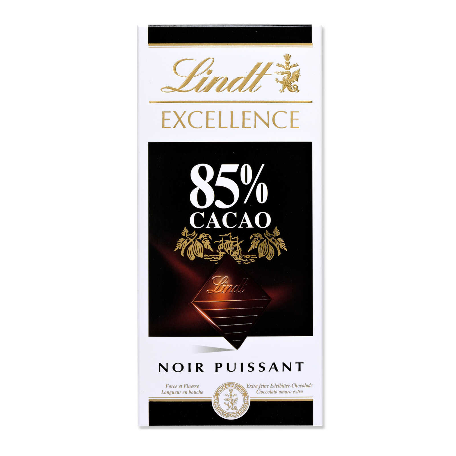 Lindt Tablet | Pure Chocolade | 85% Cacao