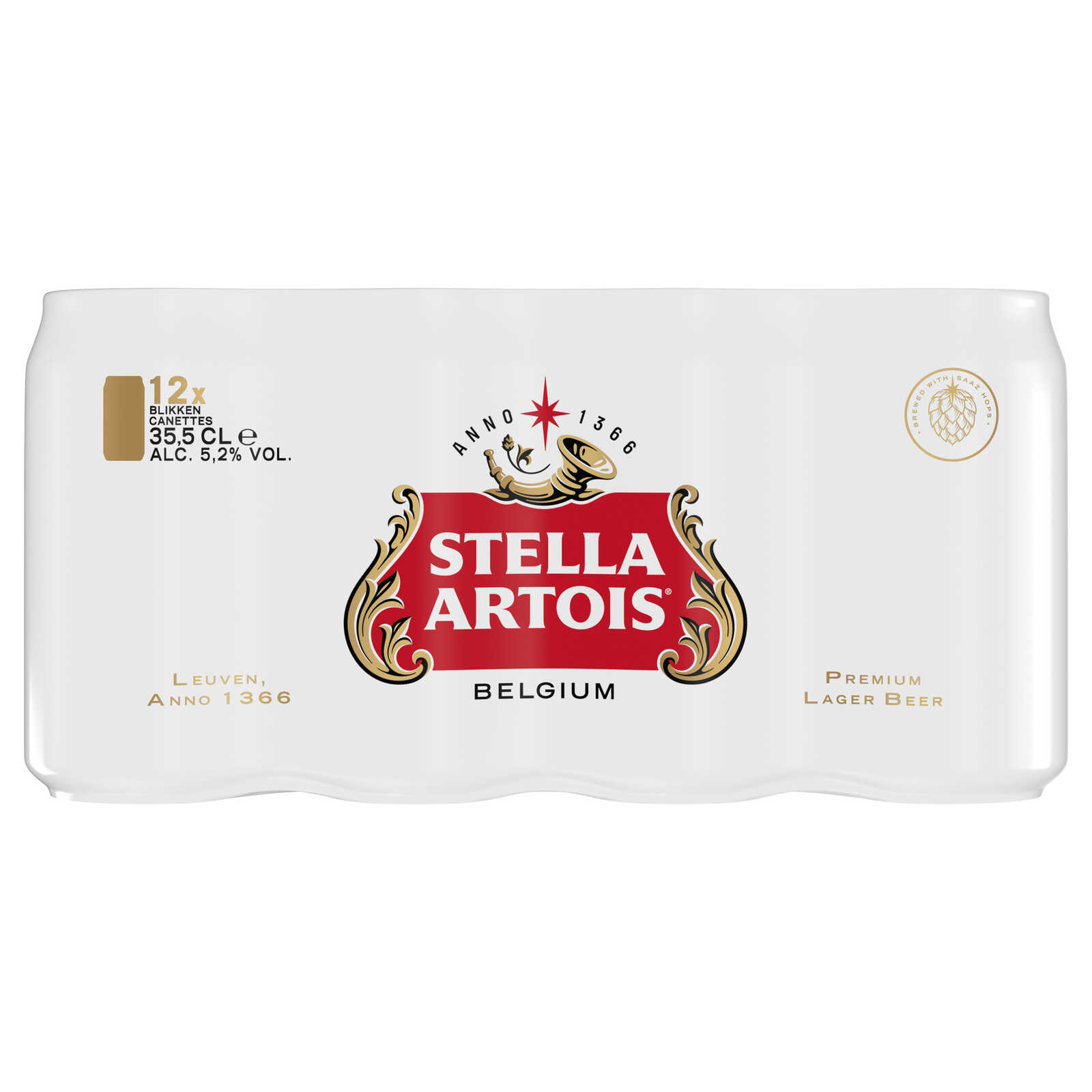 Stella Artois Blond Bier | Pils | 5,2% Alc. | Blik