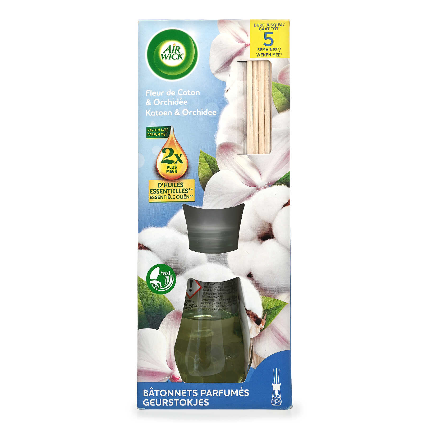 Air Wick Geurstokjes | Katoenbloem & Orchidee