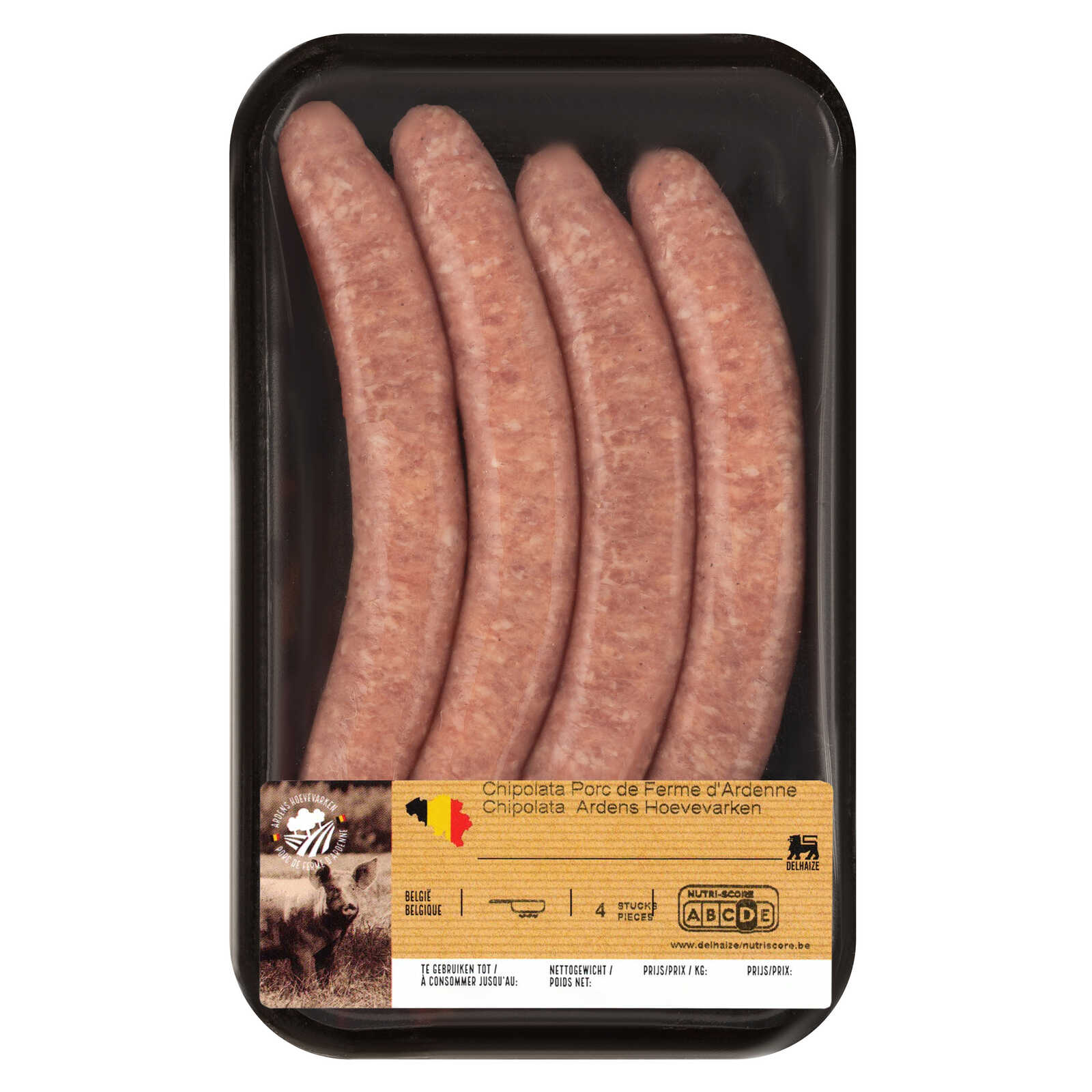 Delhaize Chipolata | Hoevevarken | Ardens
