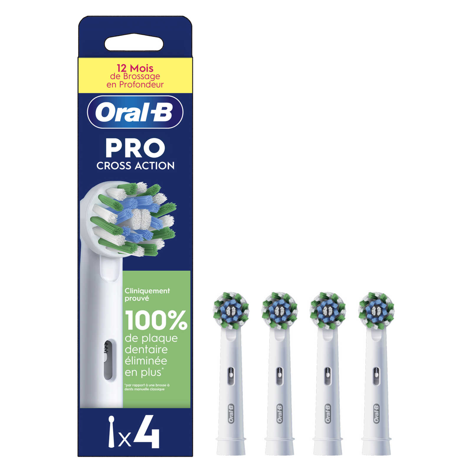 Oral-B 4 navullingen| Cross action XF