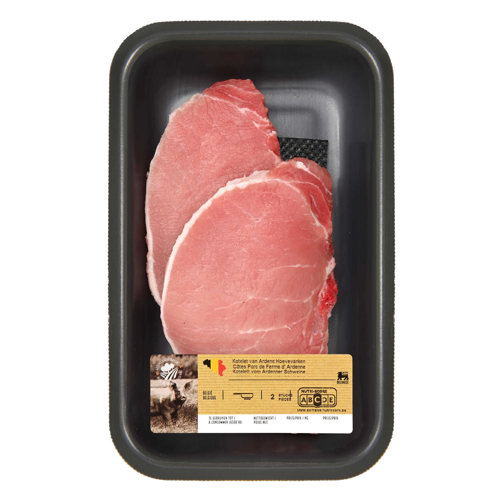 Delhaize Kotelet | Hoevevarken | Ardens