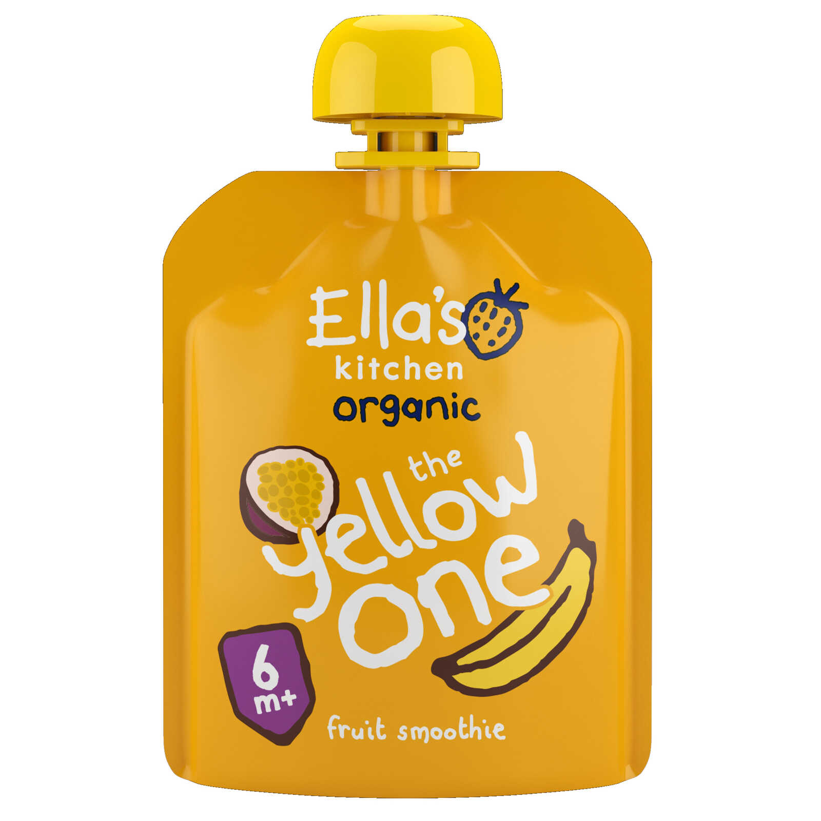 Ella's Kitchen Knijpzakje | Yellow One | 6M | Bio