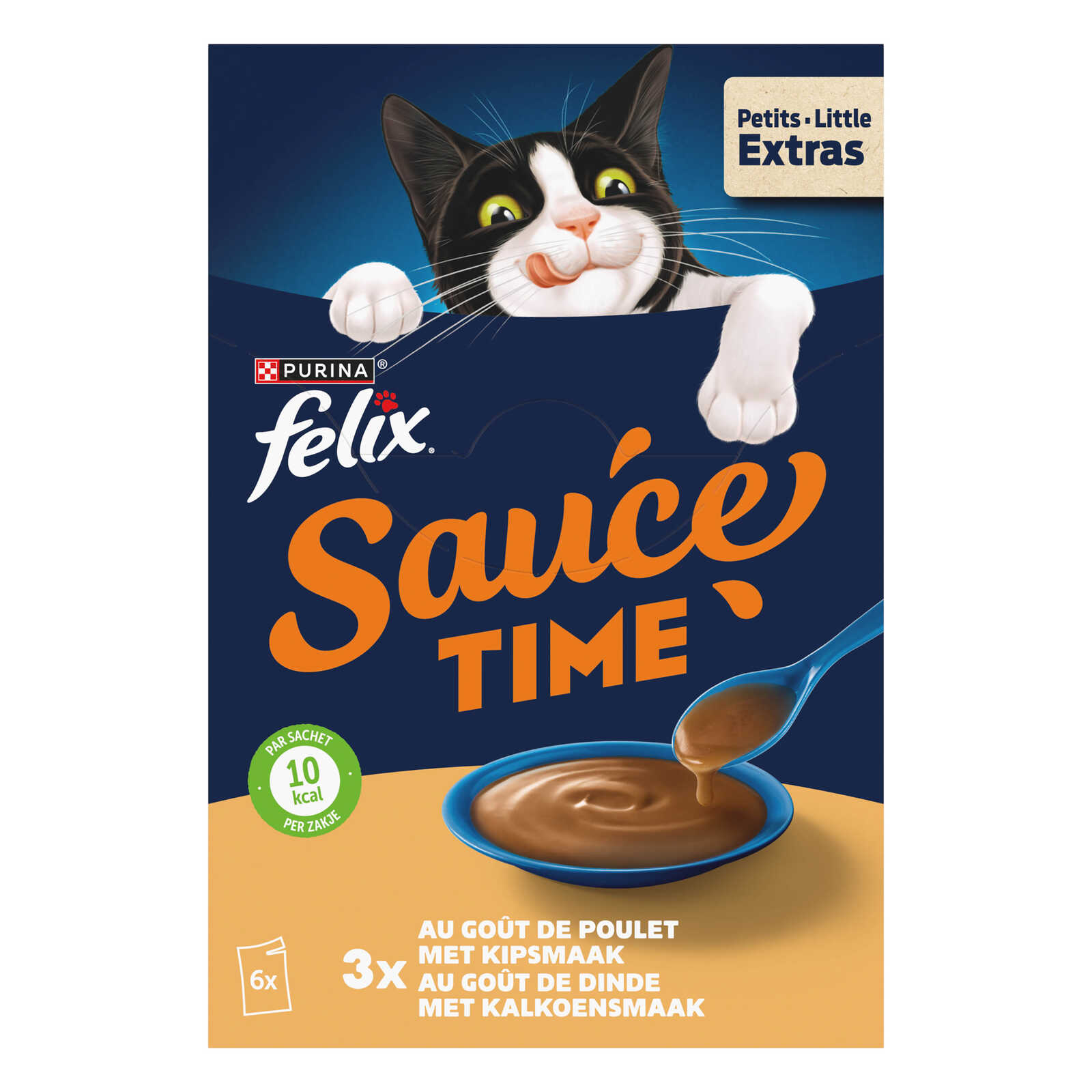 Felix Kattensnacks | Sauce | Kip & Kalkoen