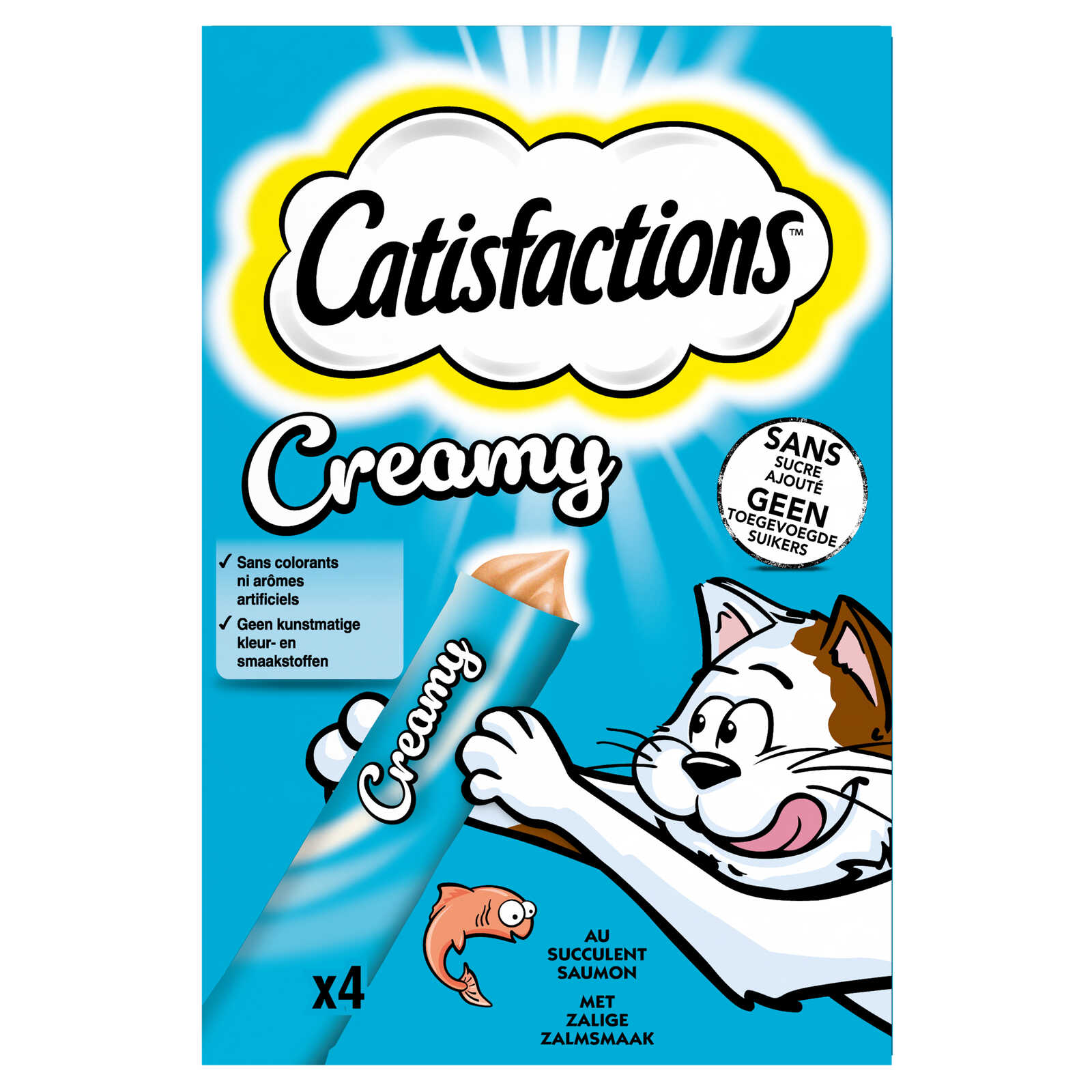 Catisfactions Kattensnacks | Creamy | Zalm