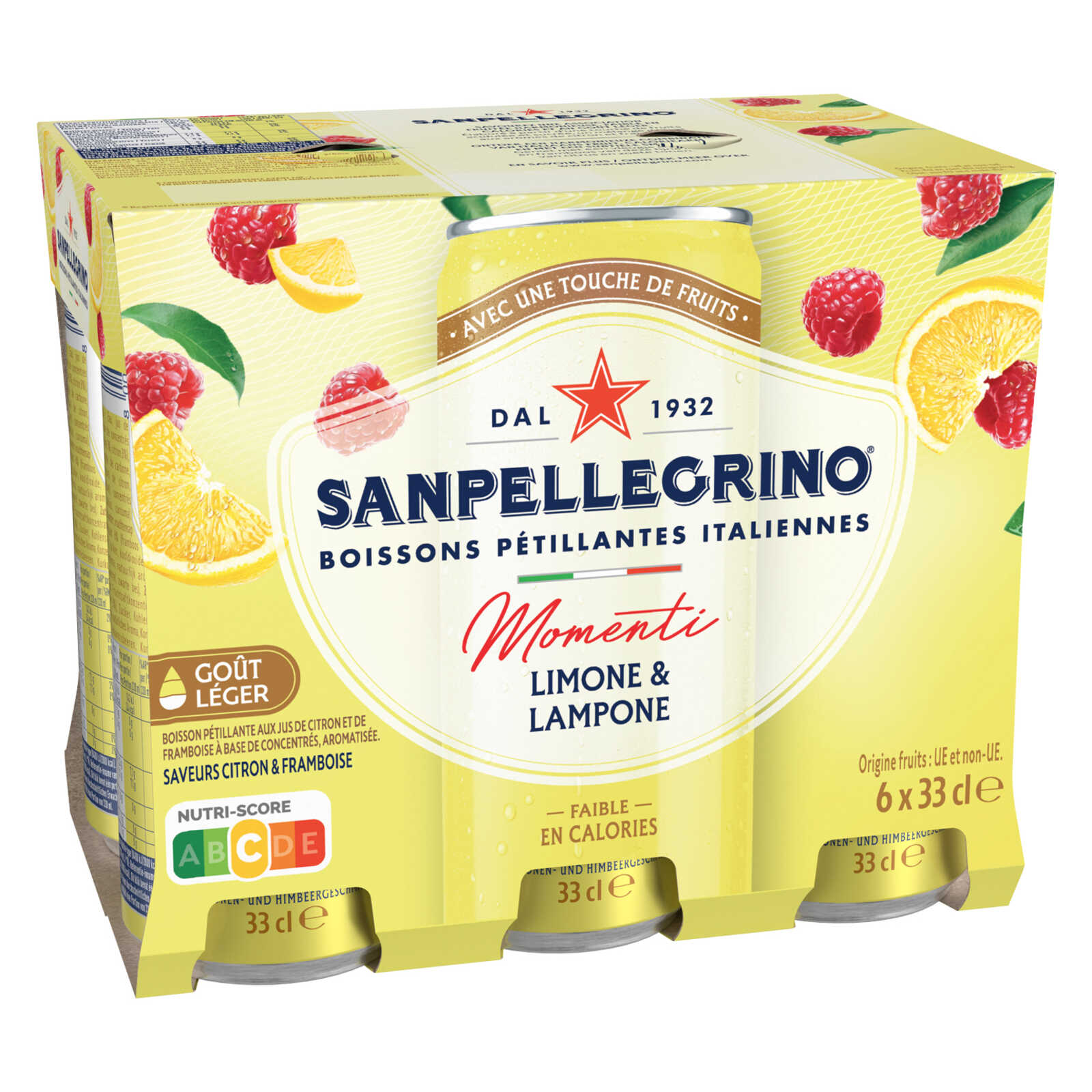 San Pellegrino Citroen en framboos