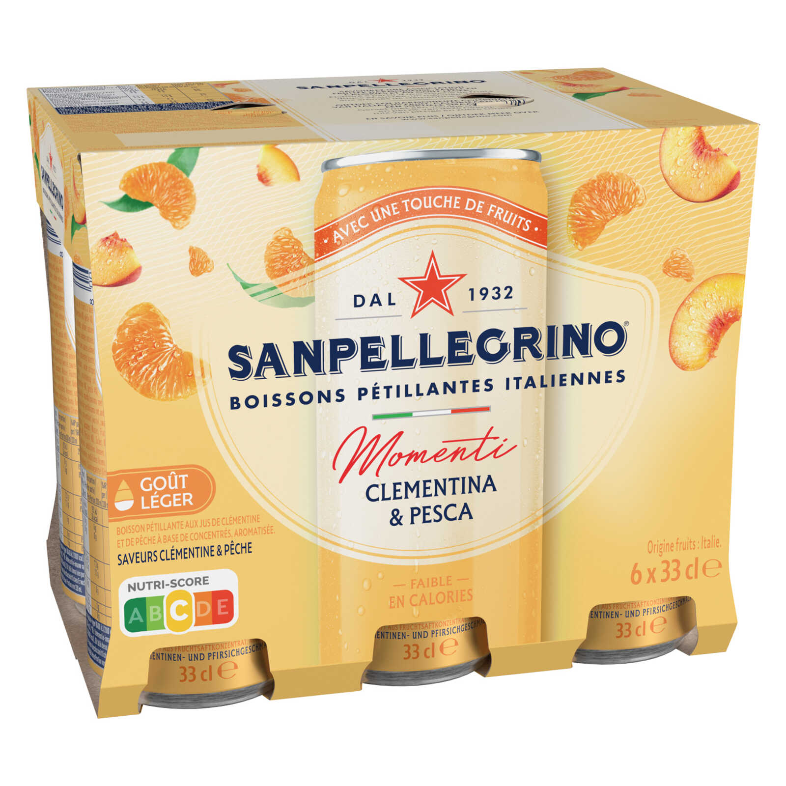 San Pellegrino Clementine en perzik
