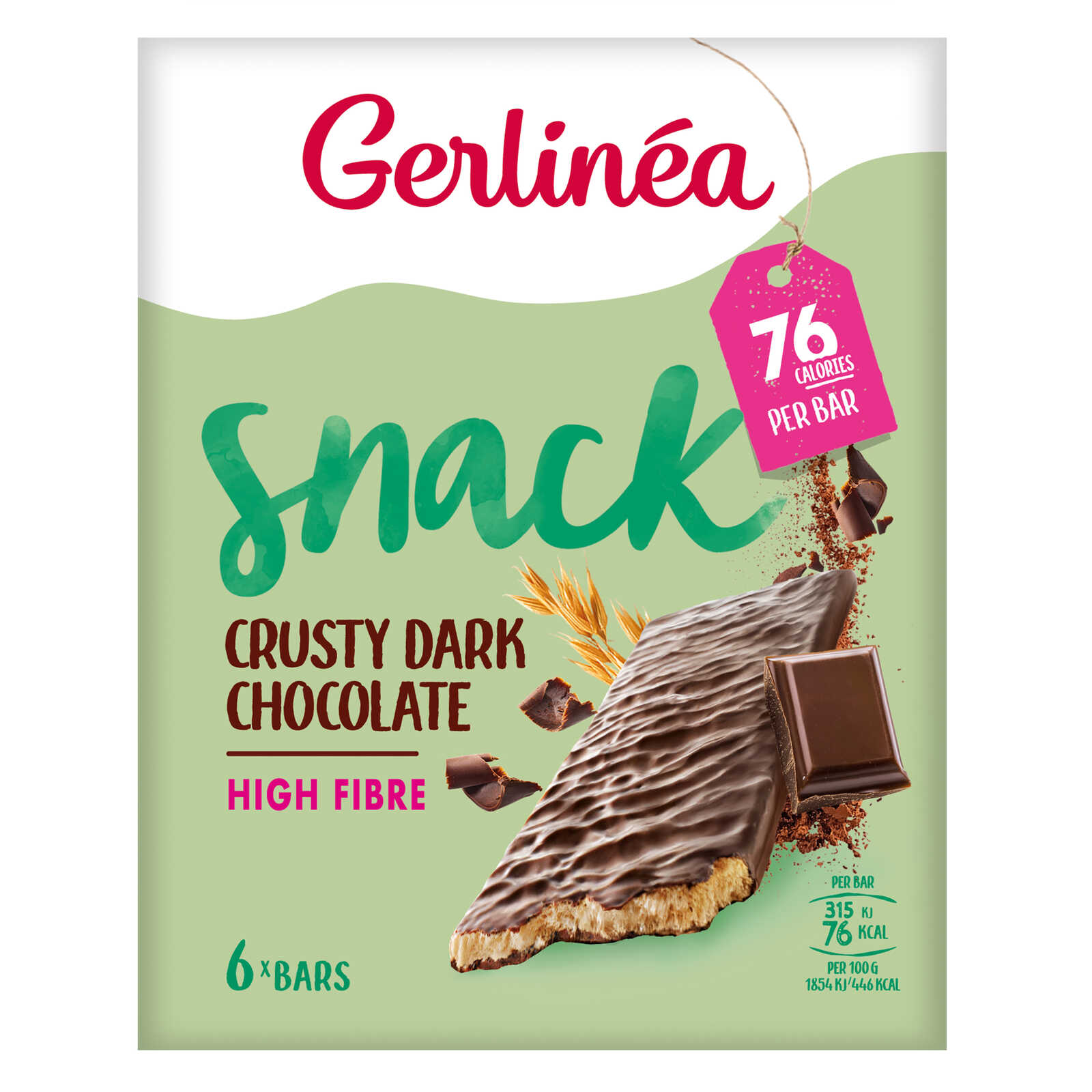Gerlinéa Crusty snack | Pure chocolade