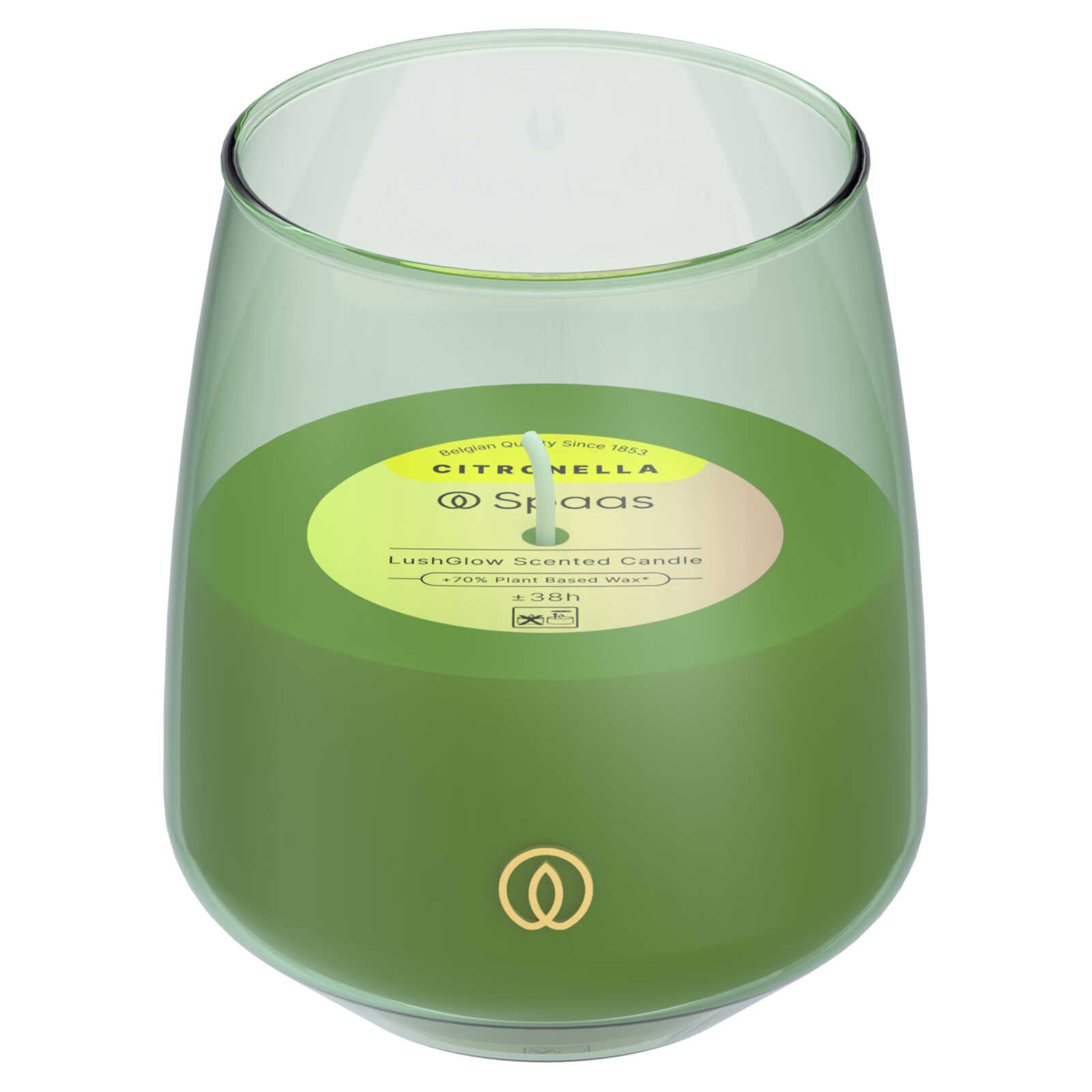 Spaas LushGlow | Geurkaars | Groen
