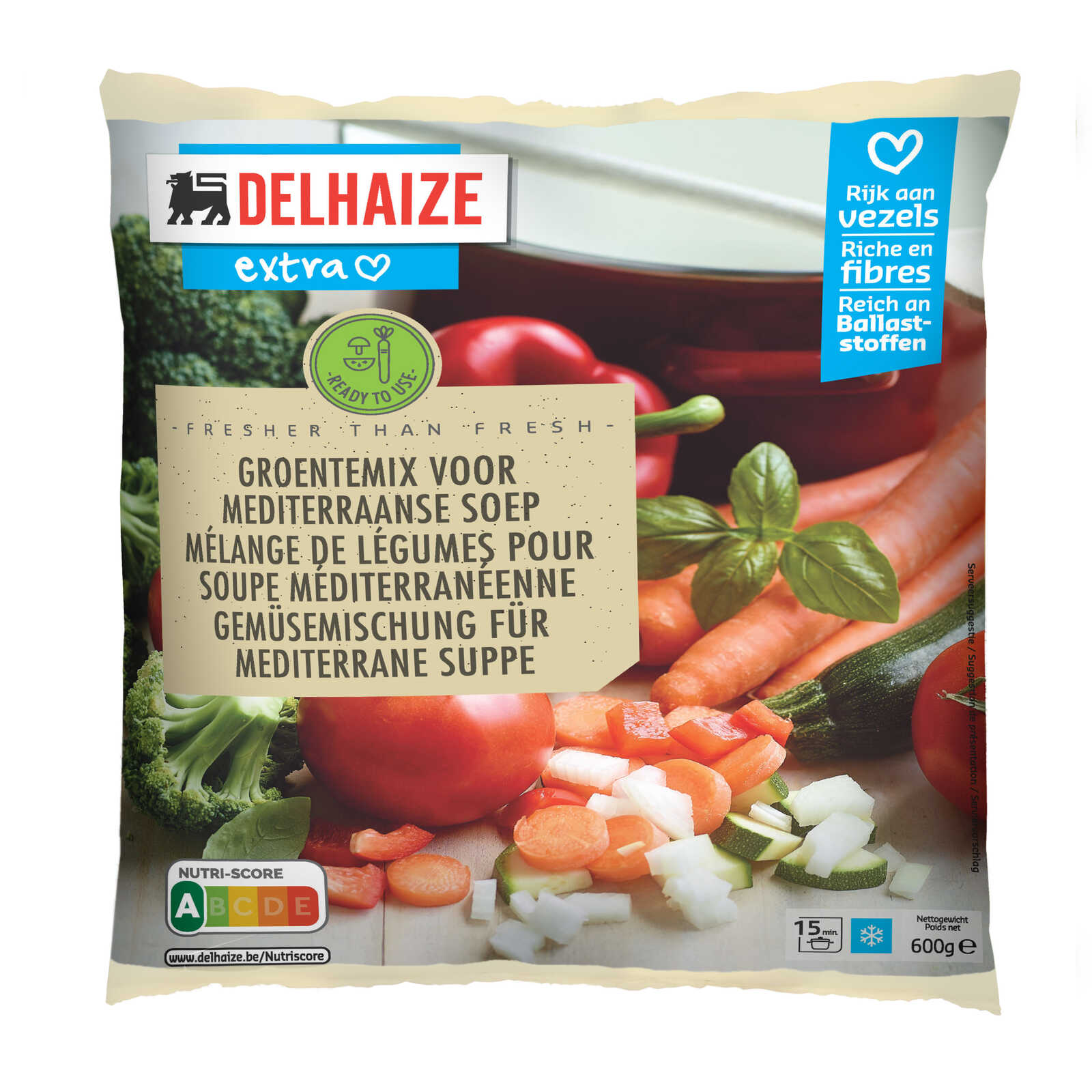 Delhaize Mediterraanse | Soepgroenten 8x600g