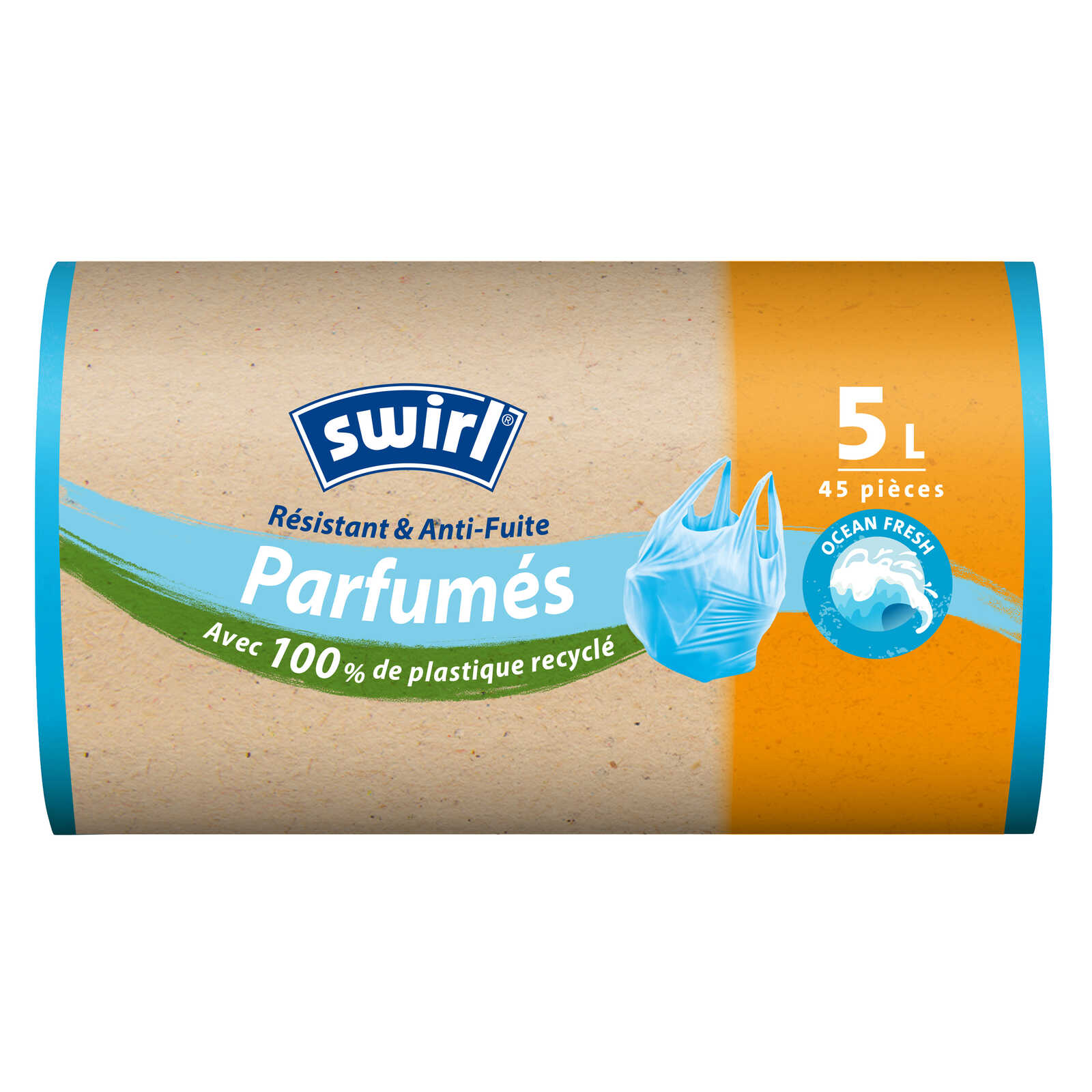 Swirl Pedaalemmerzak | Ocean | Handvat | 45st | 5L
