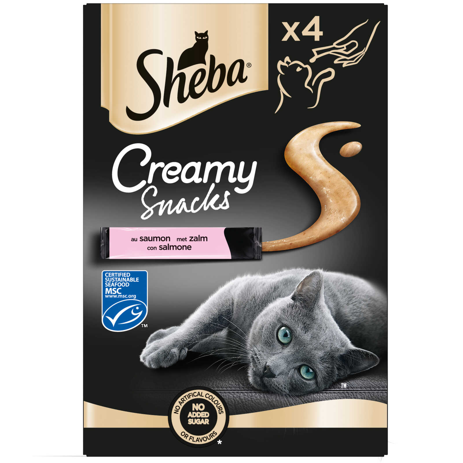 Sheba Kattensnacks | Creamy | Zalm