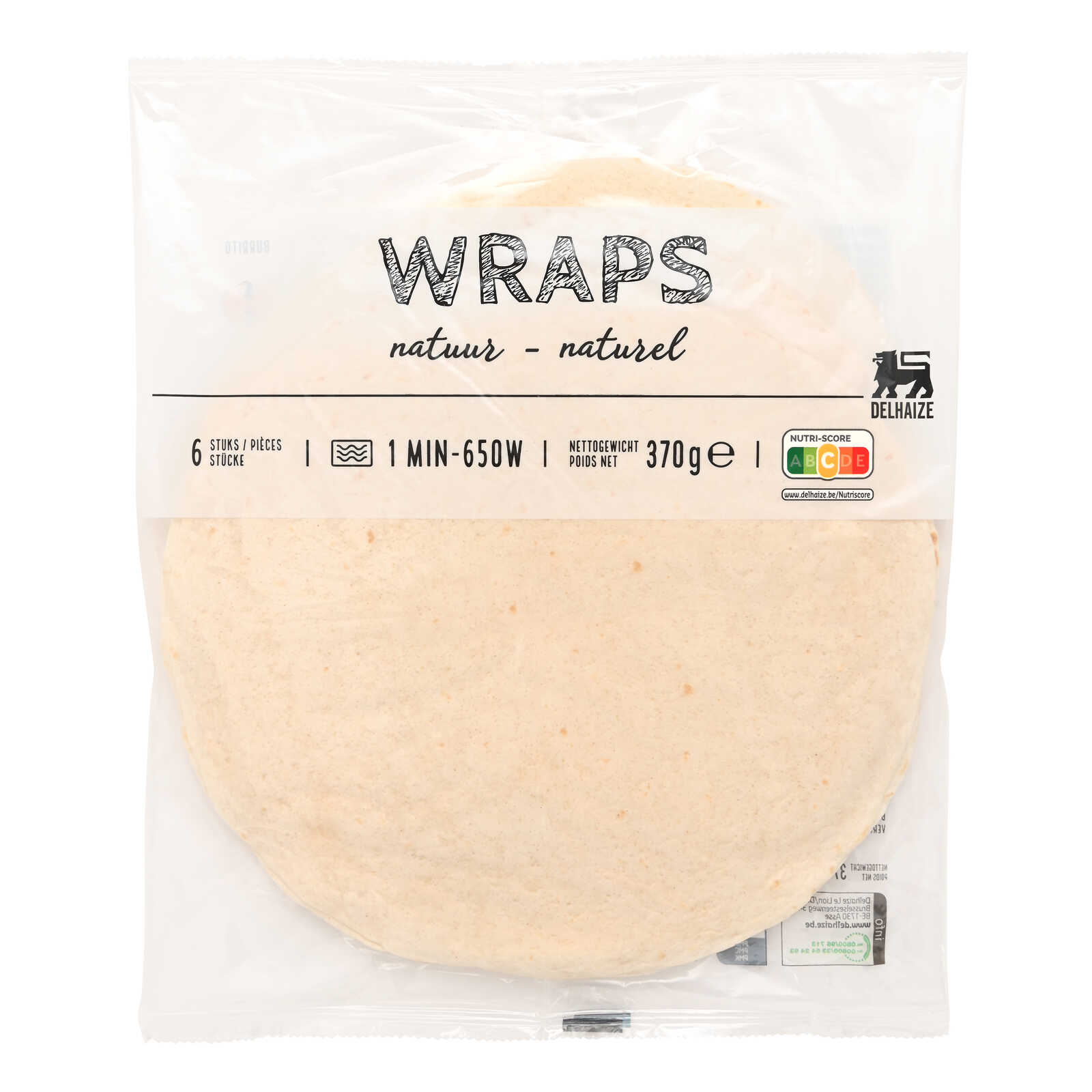 Delhaize Wraps | Natuur | 6st