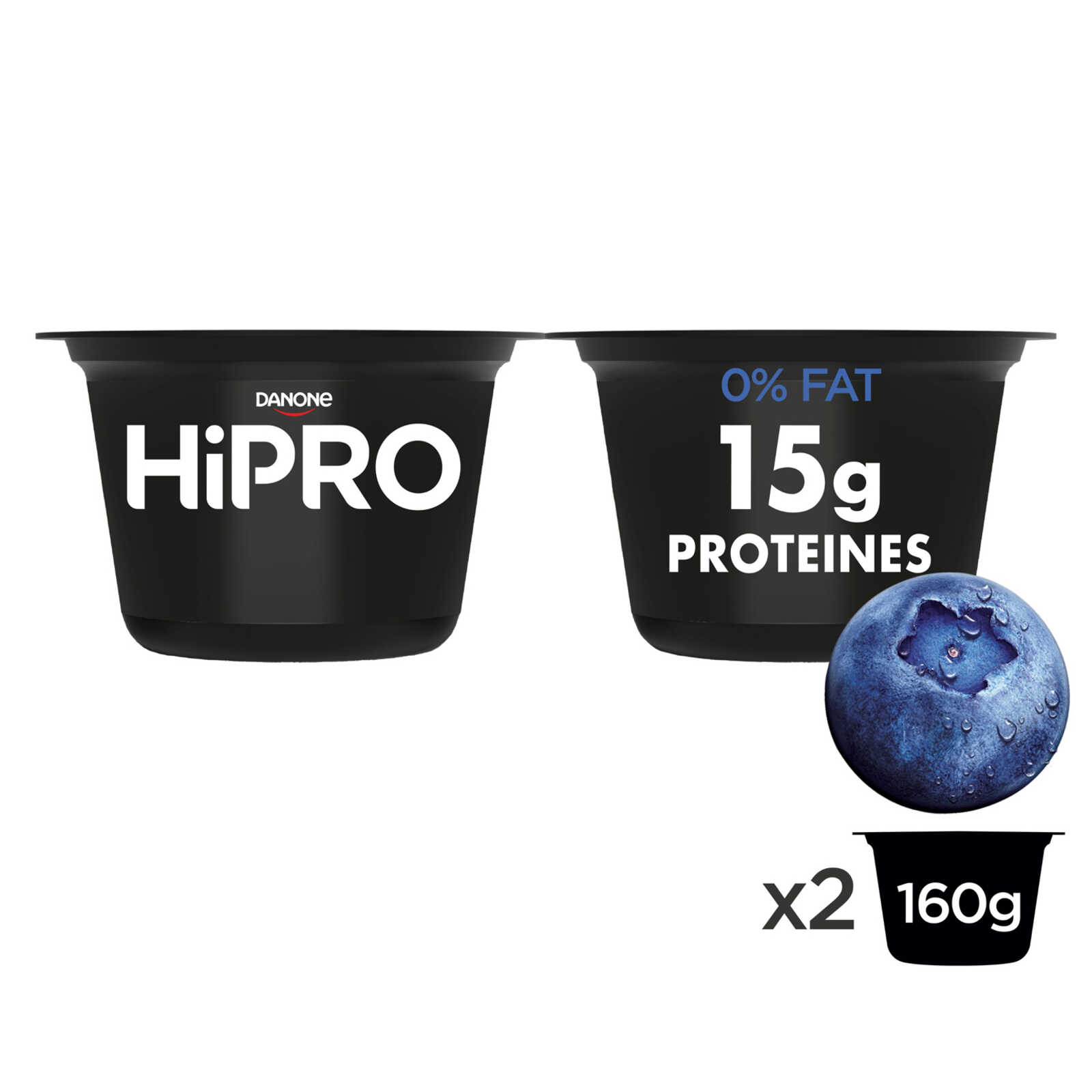 Hipro Om te lepelen | Bosbes | Protéine | 0%