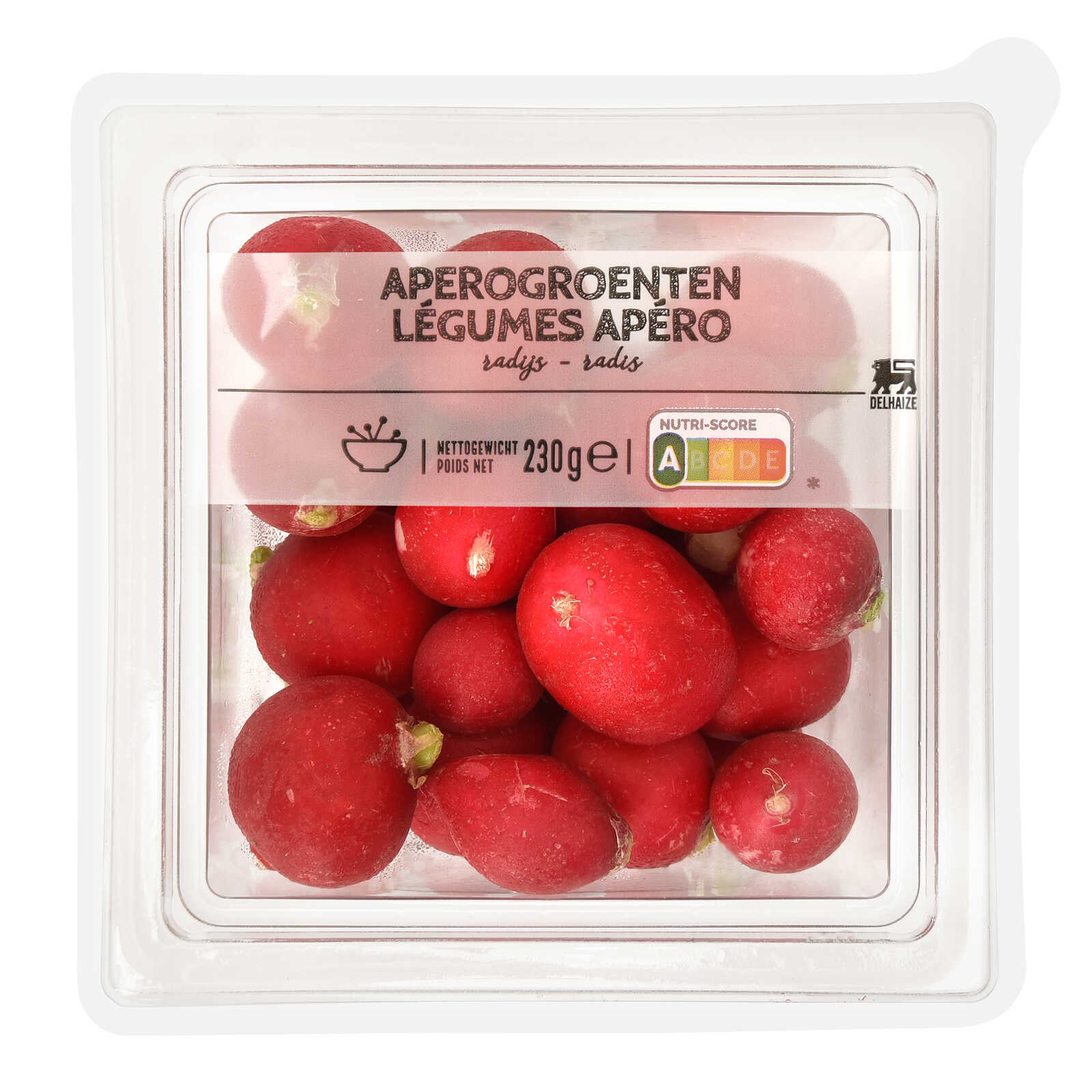 Delhaize Aperogroente | Radijs 230g