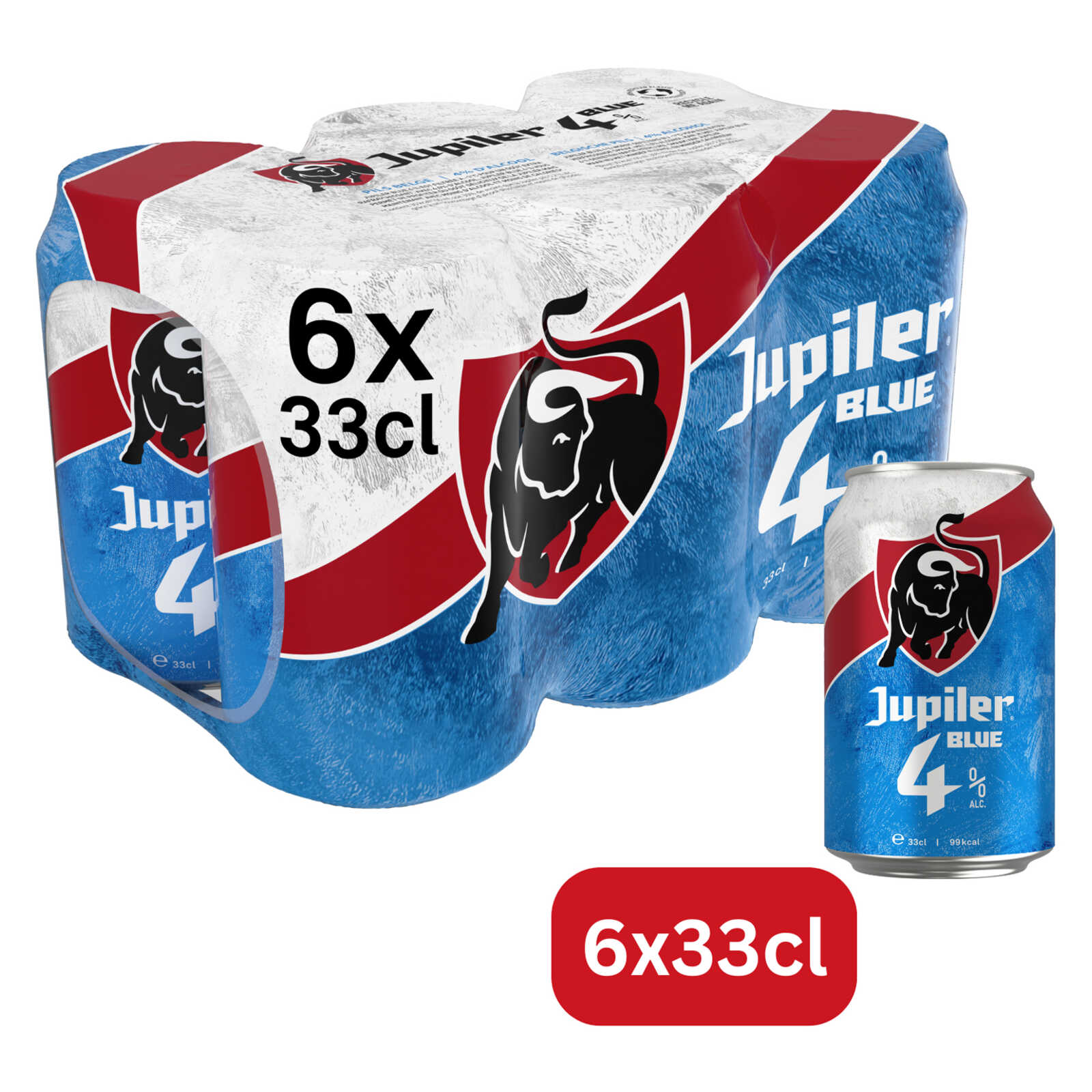 Jupiler Blond Bier | Pils | Blue | 4% alc. | Blik