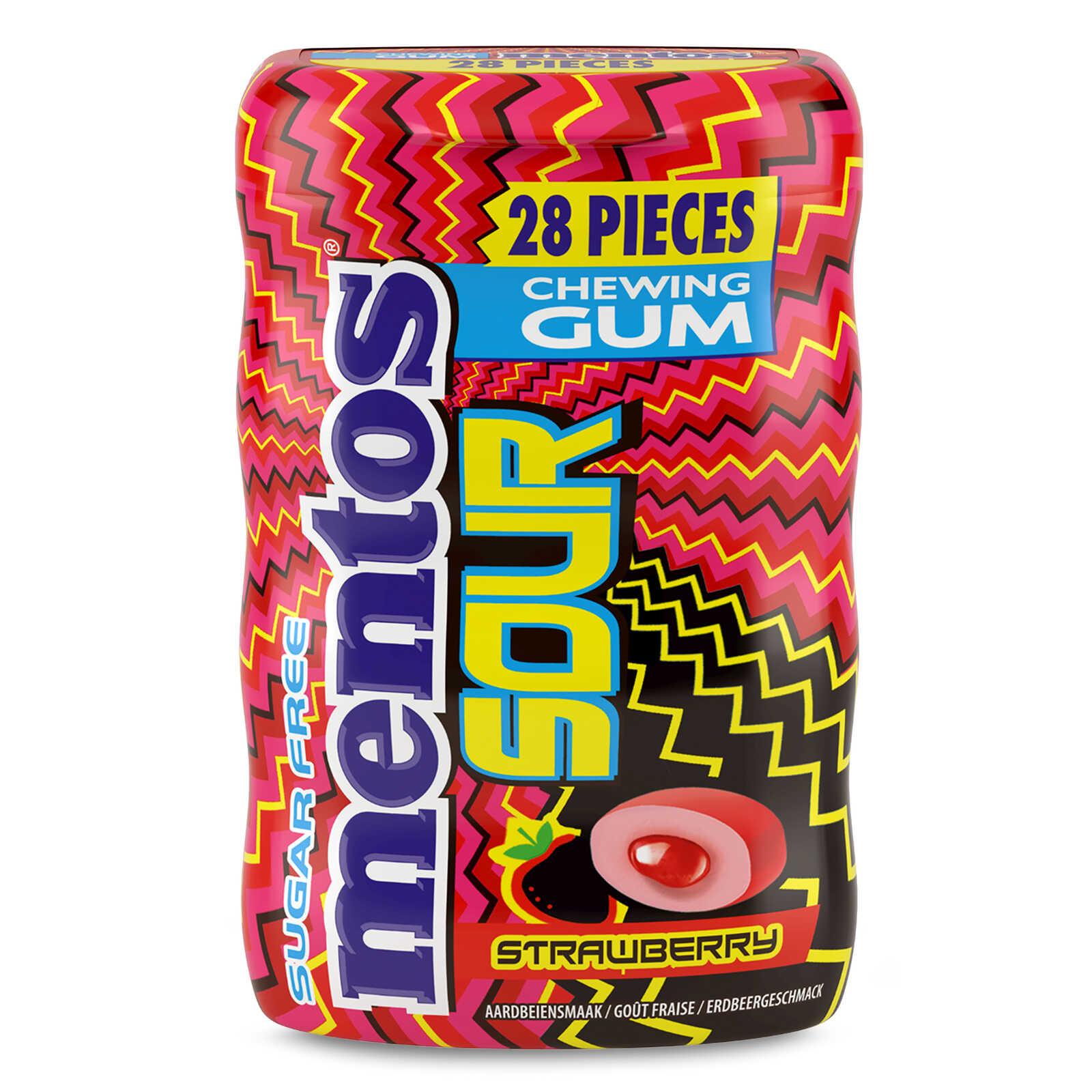 Mentos Kauwgom | Strawberry | Sour
