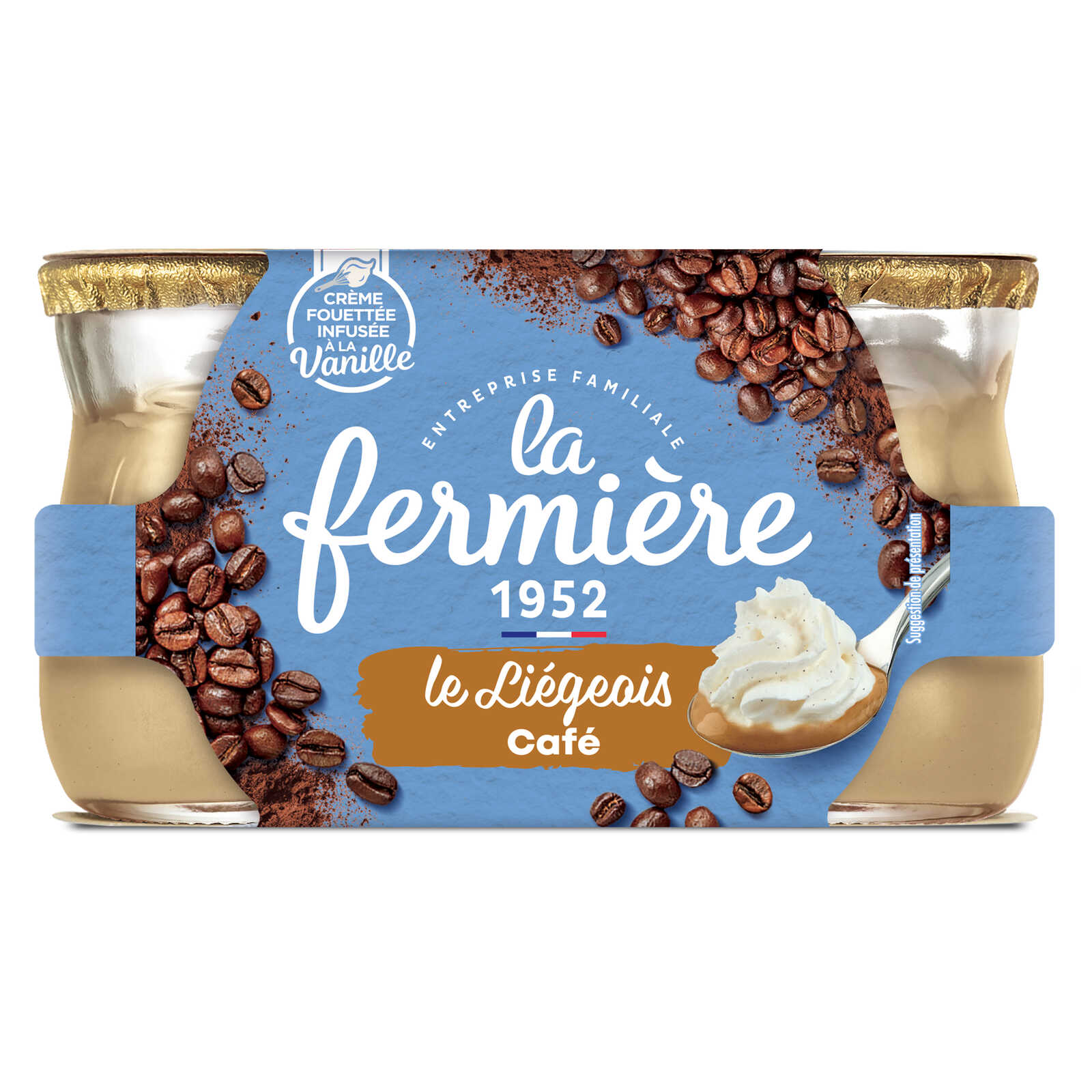 La Fermière Roomdessert | Liegeois | Koffie