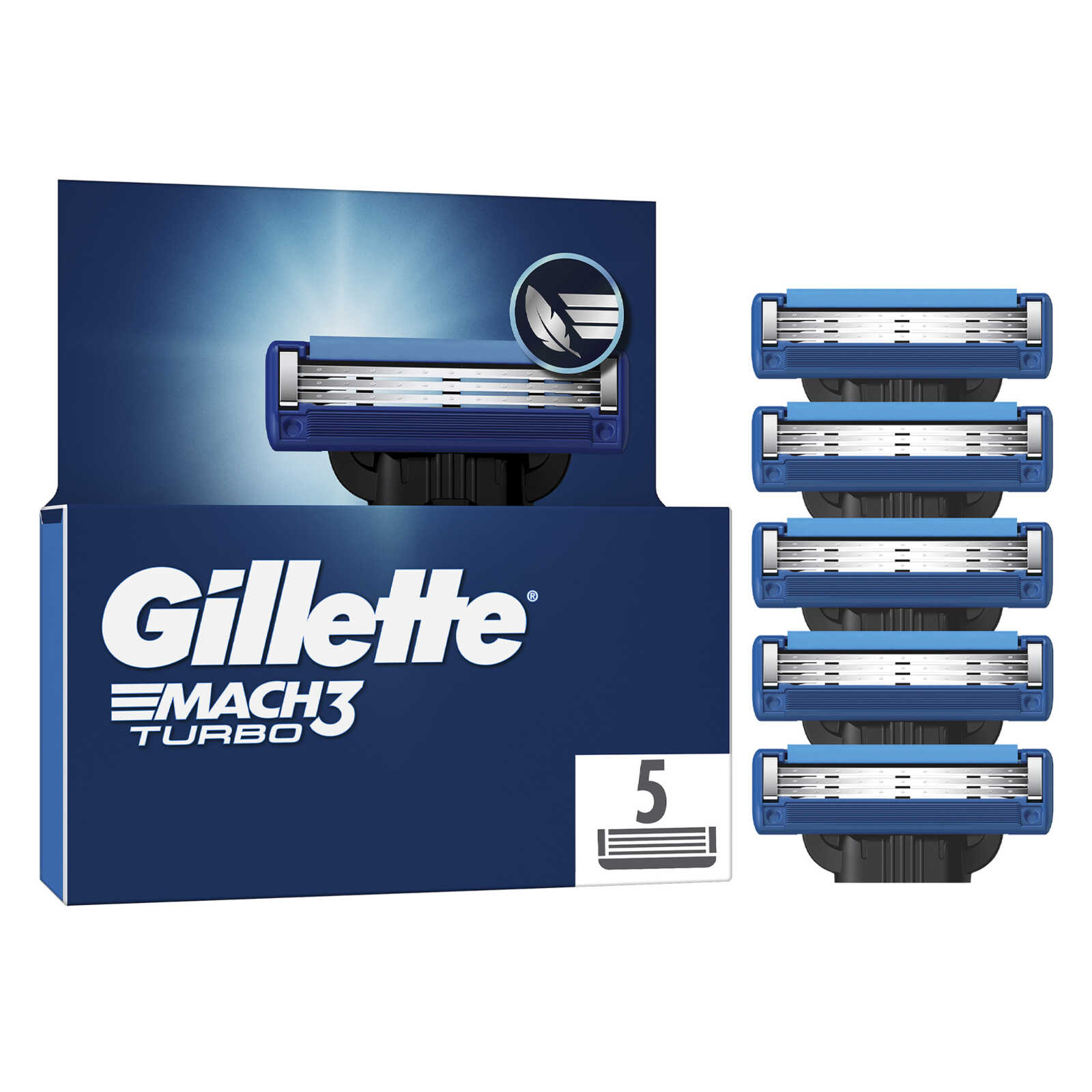 Gillette Mach3 | Turbo | Mesjes | 5St
