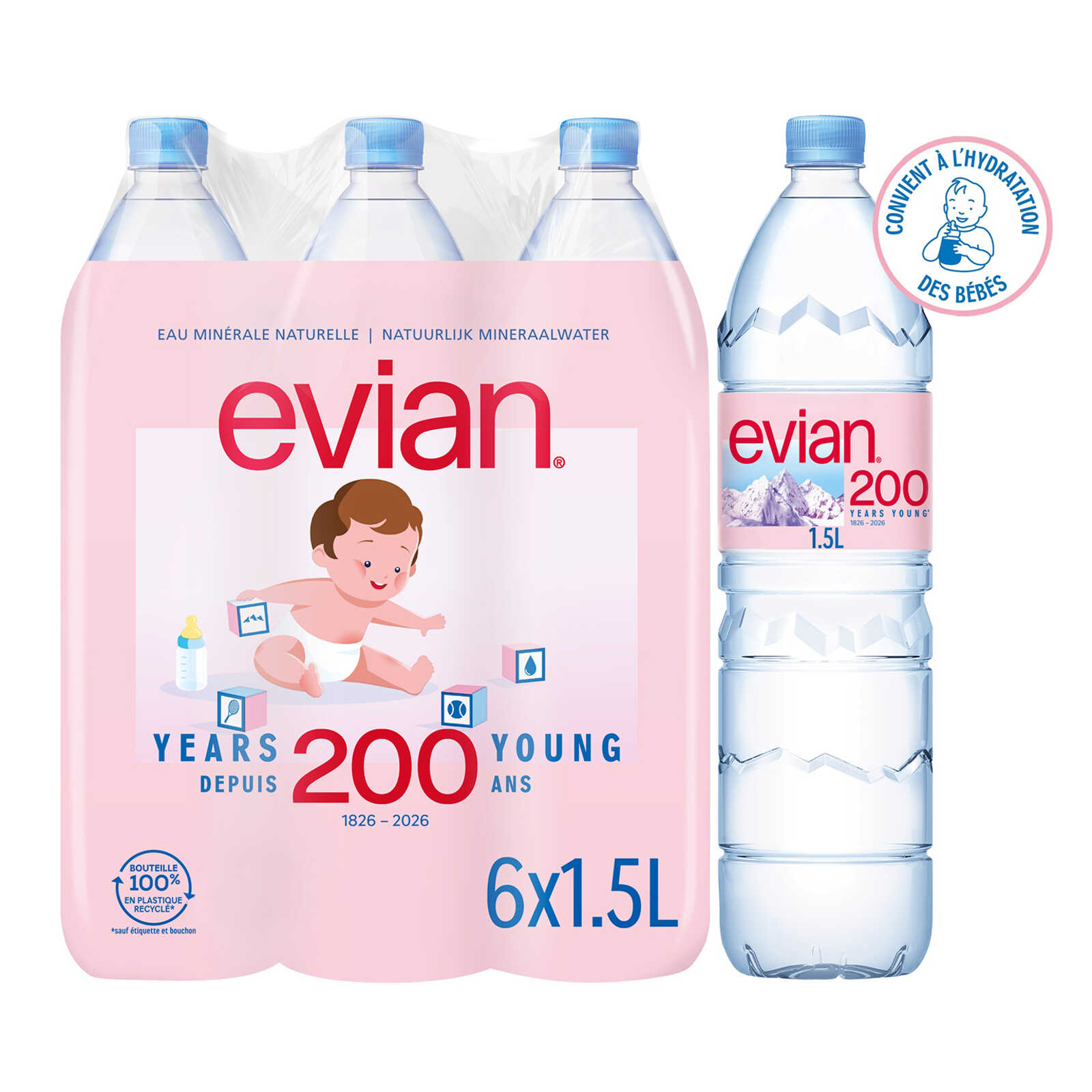 Evian Mineraalwater | Niet bruisend | PET