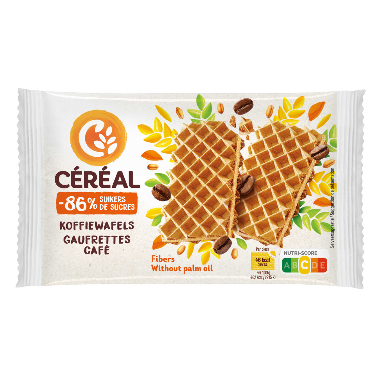 Céréal Wafels | Koffie | Maltitol | Sugar control