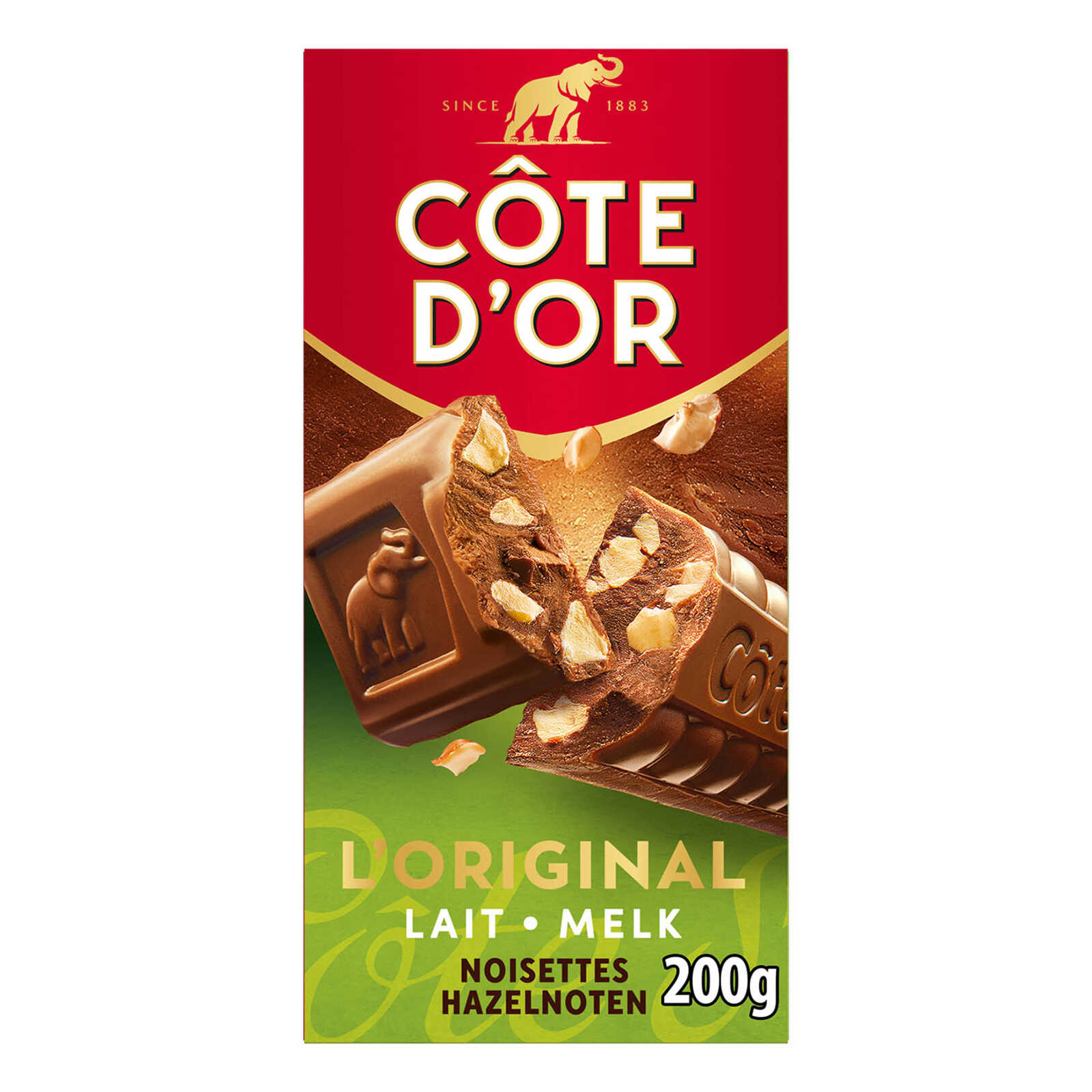 Côte d'Or Chocolade | Melkchocolade | Hazelnoot | Tab