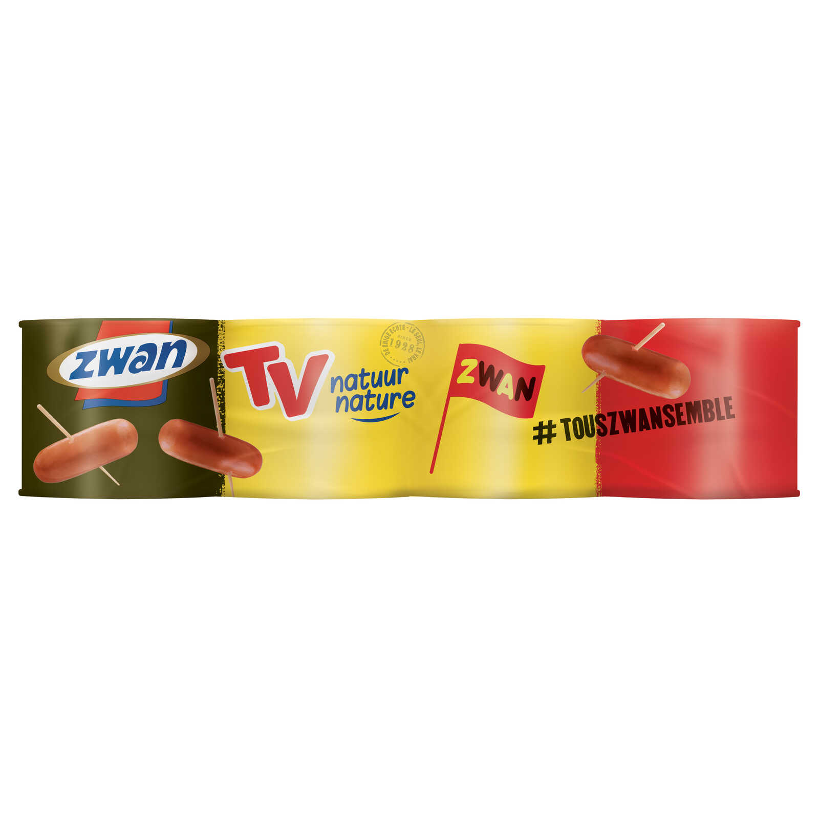 Zwan Worst | Natuur | 4 Pack