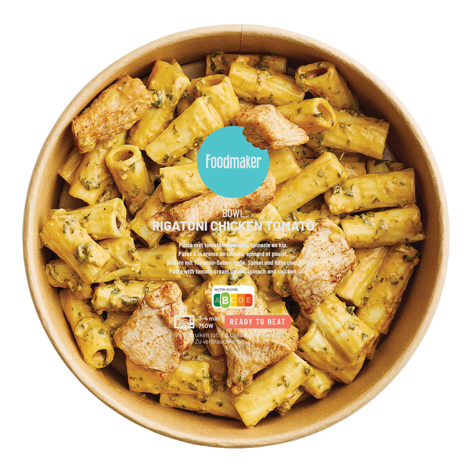 Foodmaker Rigatoni | Kip | Tomaat