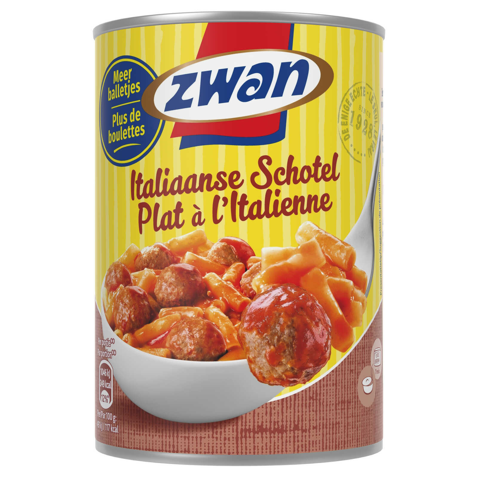Zwan Italiaanse Schotel | Macaroni gehaktballetjes | tomatensaus