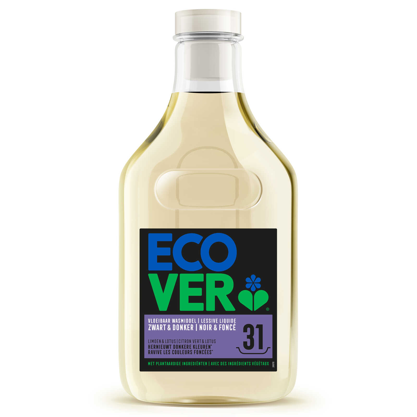 Ecover Wasmiddel | Vloeibaar | Zwart | 1,43L | 31DS