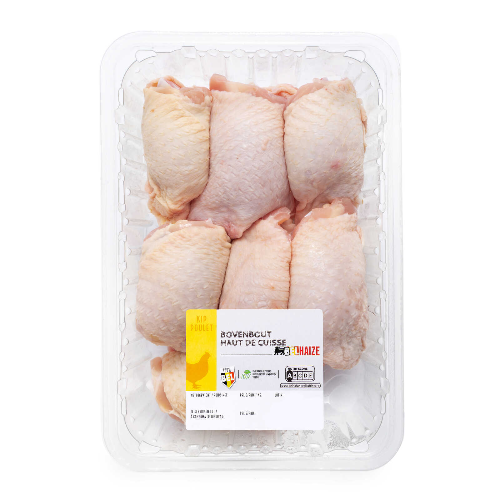 Delhaize Bovenbouten | Kip | Zonder rug