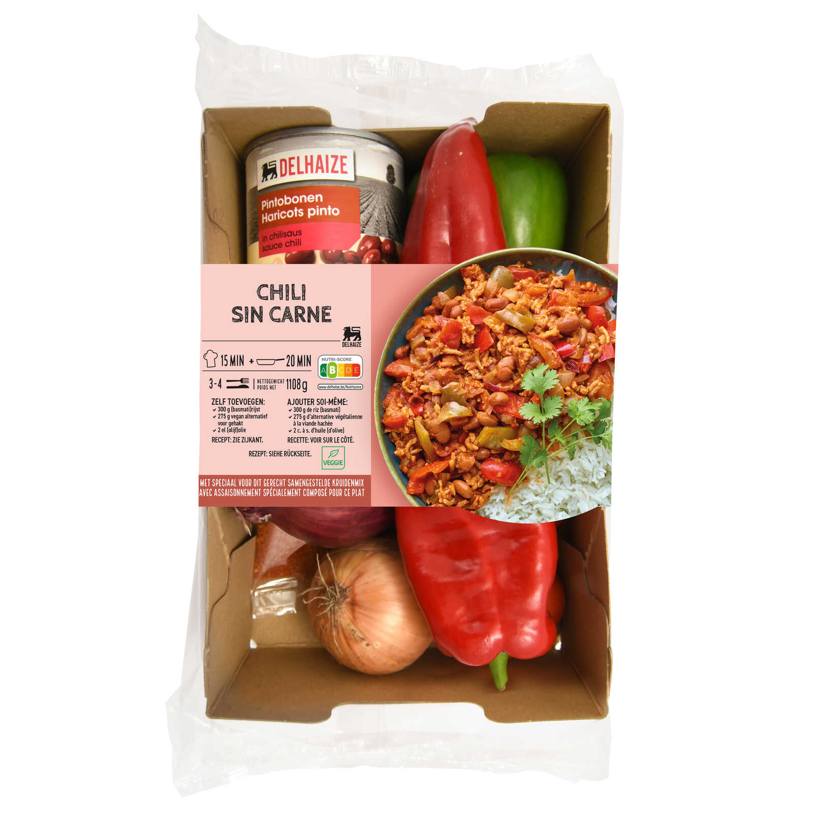 Delhaize Maaltijdbox | Chili sin carne
