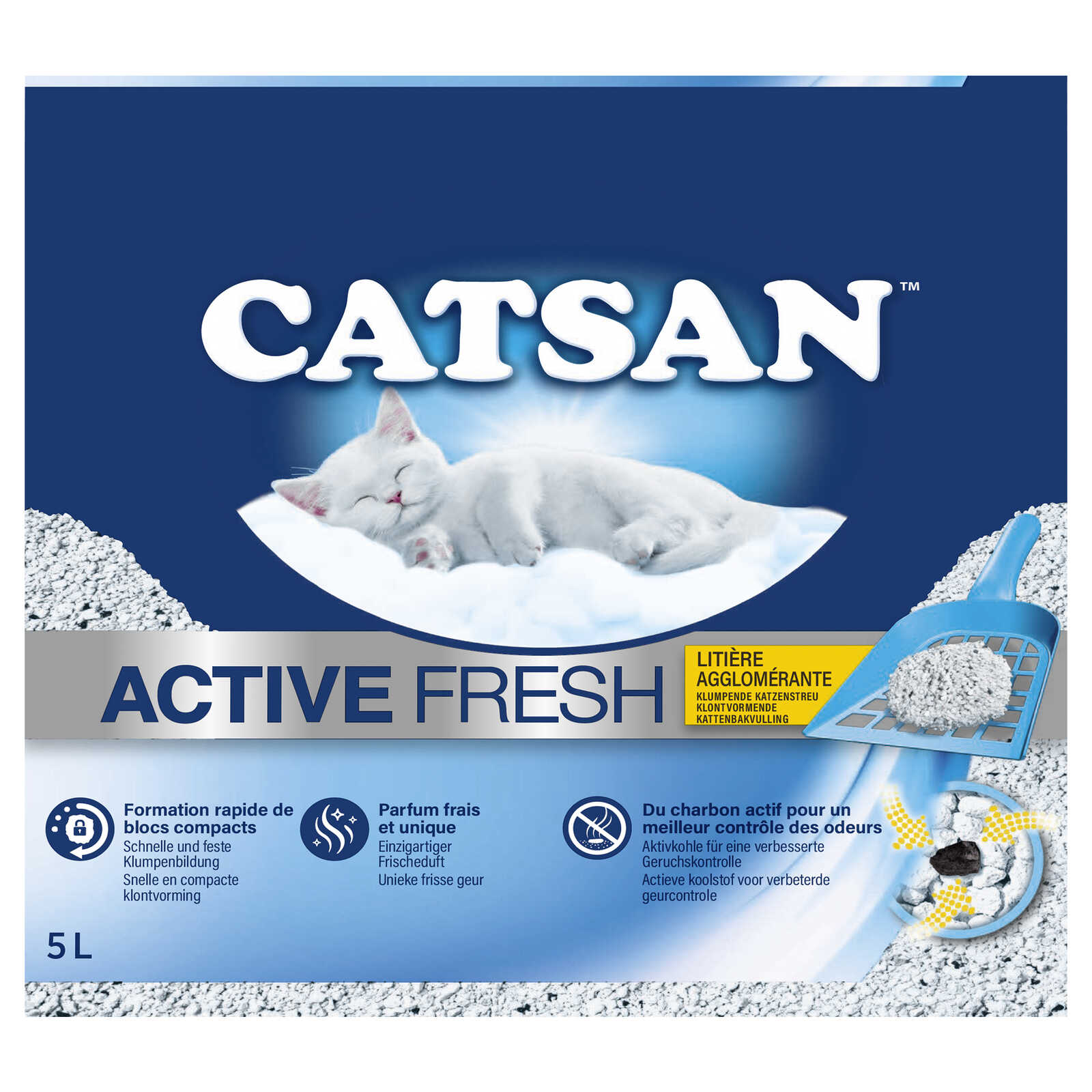Catsan Kattenbakvulling | Klontvormend | Active Fresh