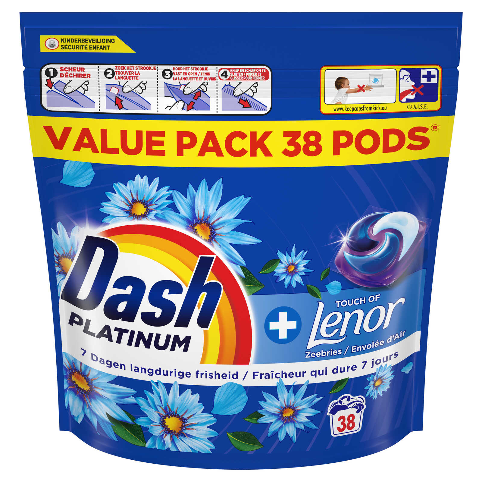Dash Pods | Platiunum | Zeebries | Maxi Pack