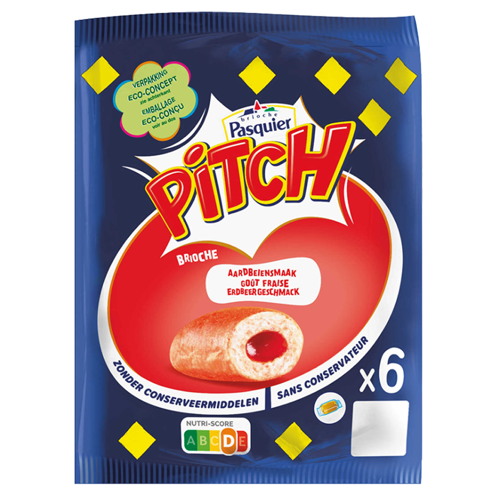 Brioche Pasquier Brioche | Aardbei | 6st