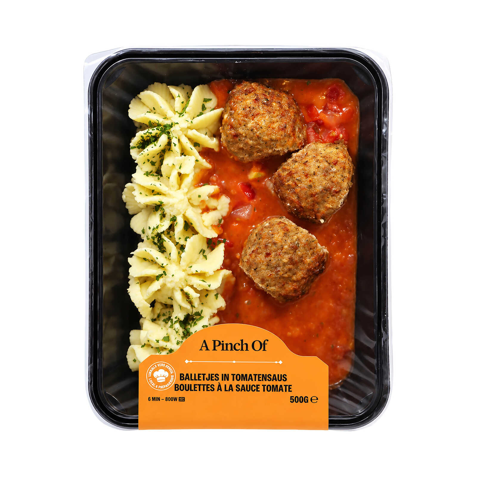 A pinch of APO Balletjes Tomatensaus