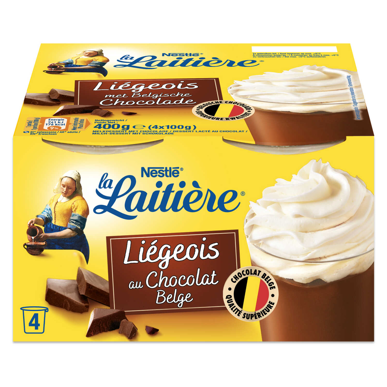 La Laitière Le Liégeois | Belgishe chocolade
