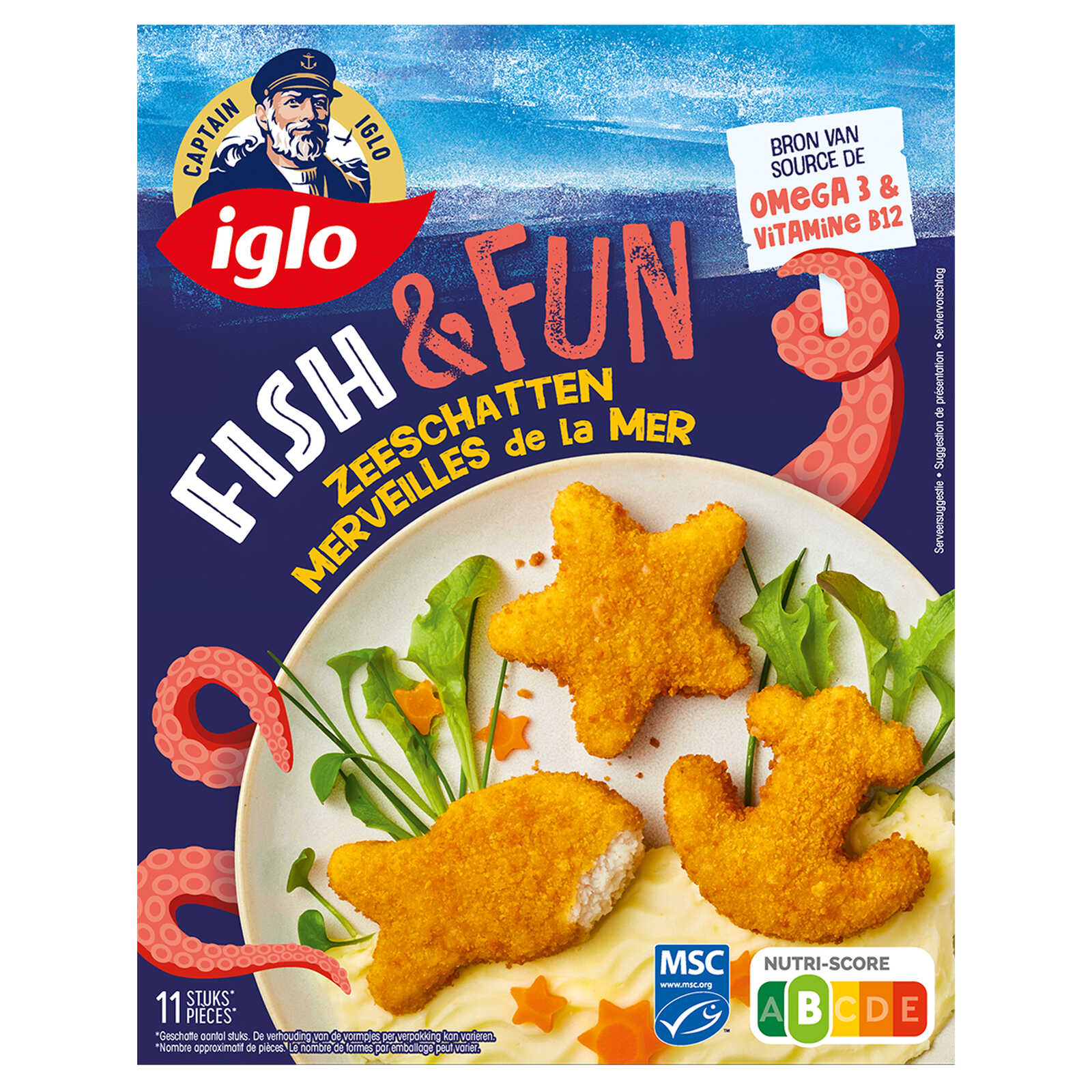 Iglo Fish & Fun | Gepaneerde vis
